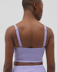 Seersucker V-Wire Cropped Bikini - Soma