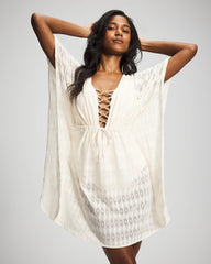 Sunkissed Crochet Chiffon Caftan - Soma