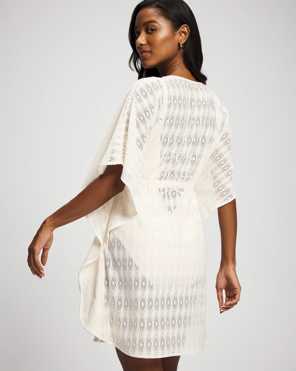 Sunkissed Crochet Chiffon Caftan - Soma