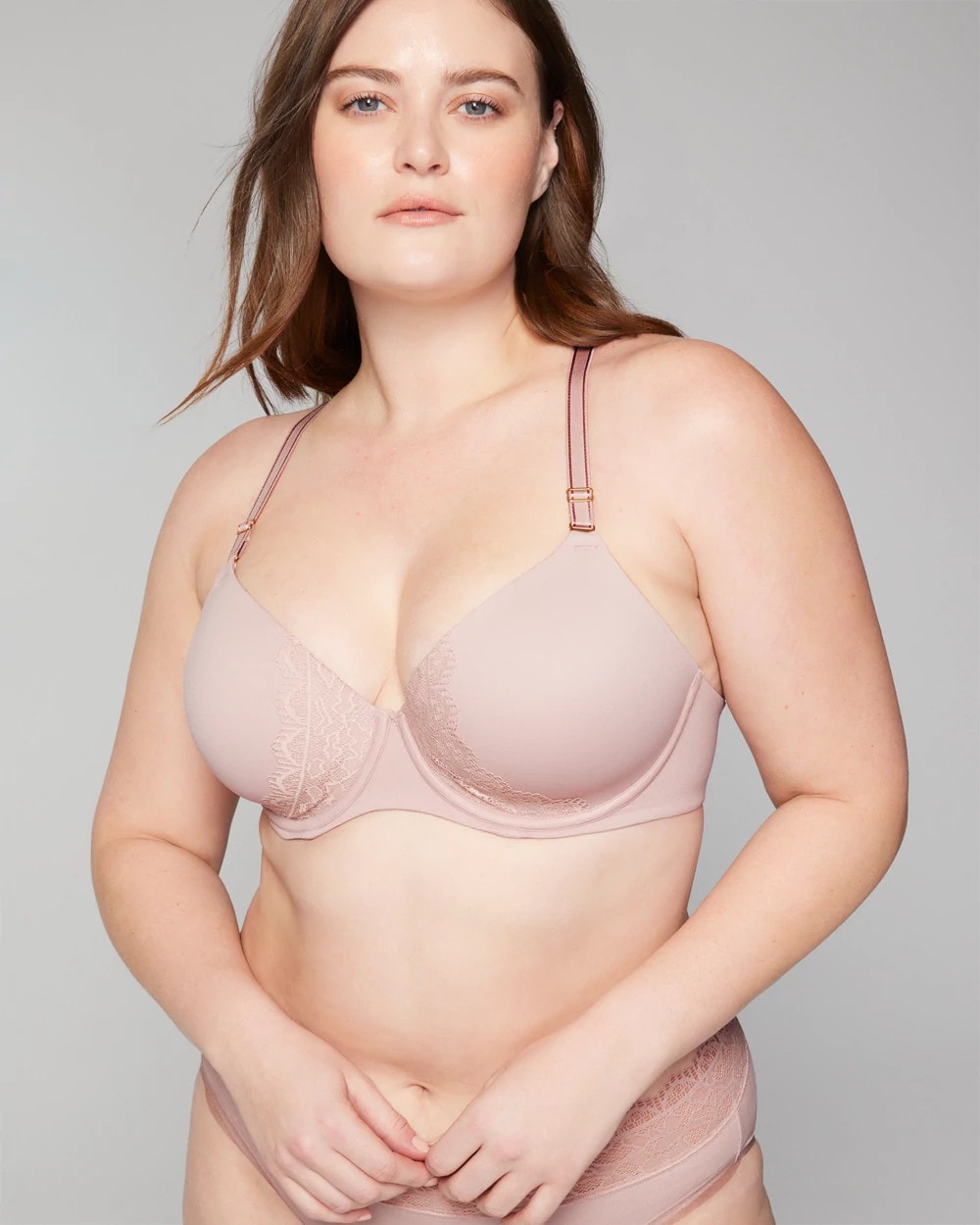Perfect Coverage Convertible Bra with Lace back - Soma