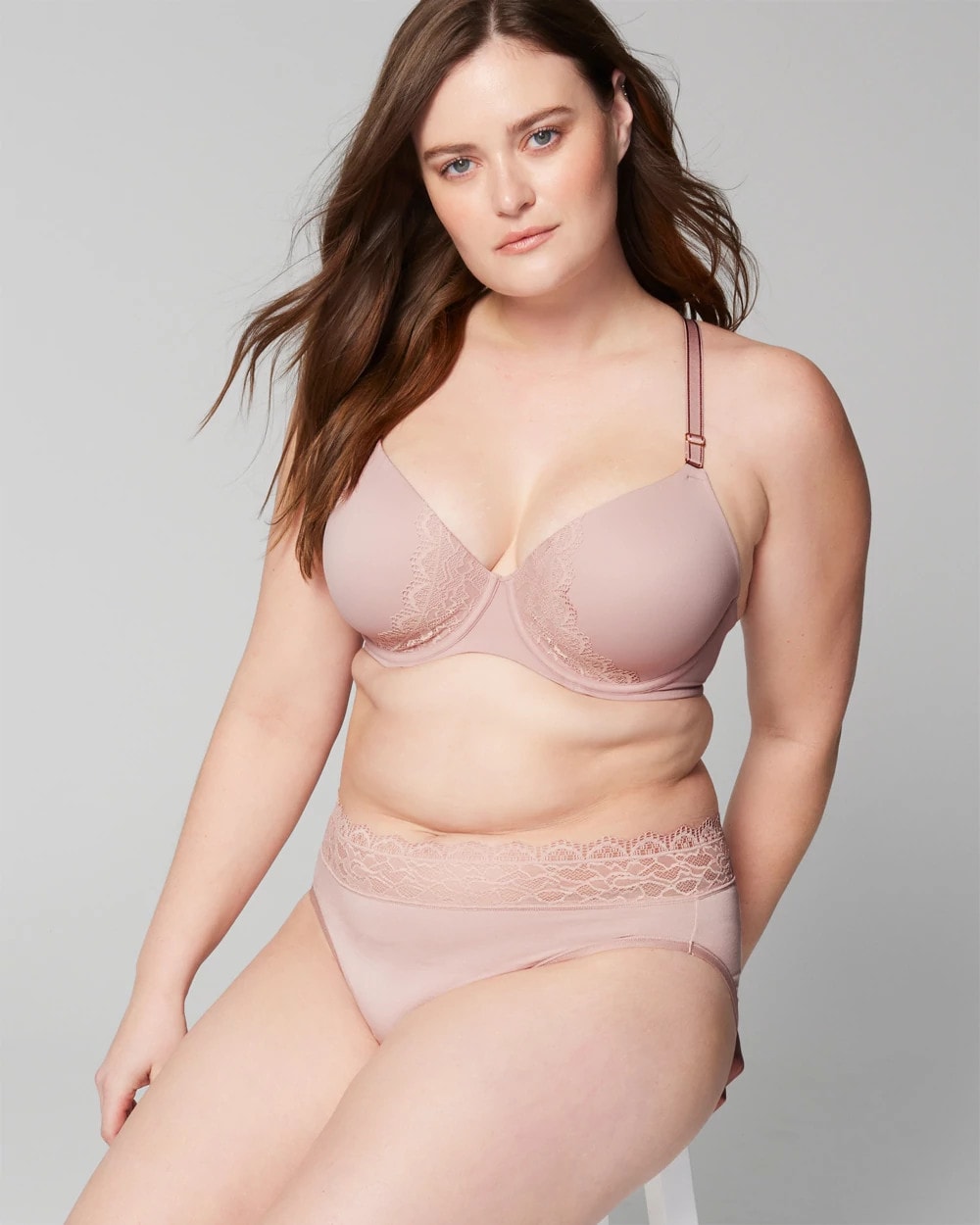 Perfect Coverage Convertible Bra with Lace back - Soma