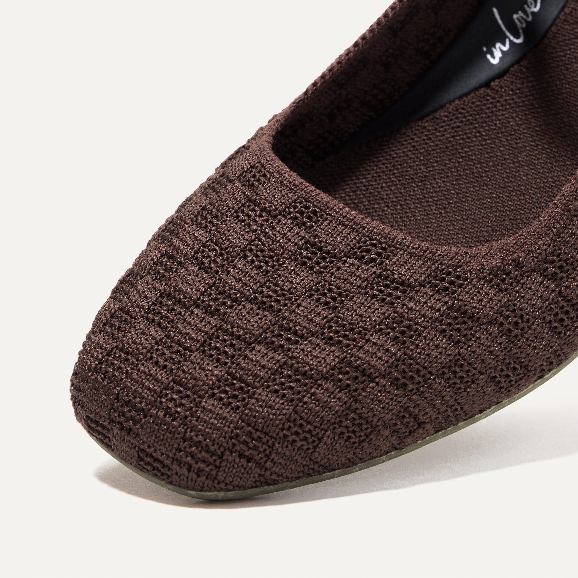 Rothys The Max Square Mary Jane in Chocolate