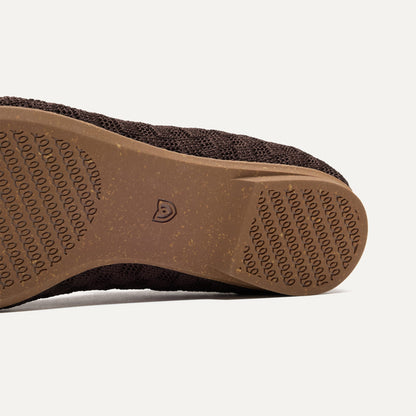 Rothys The Max Square Mary Jane in Chocolate