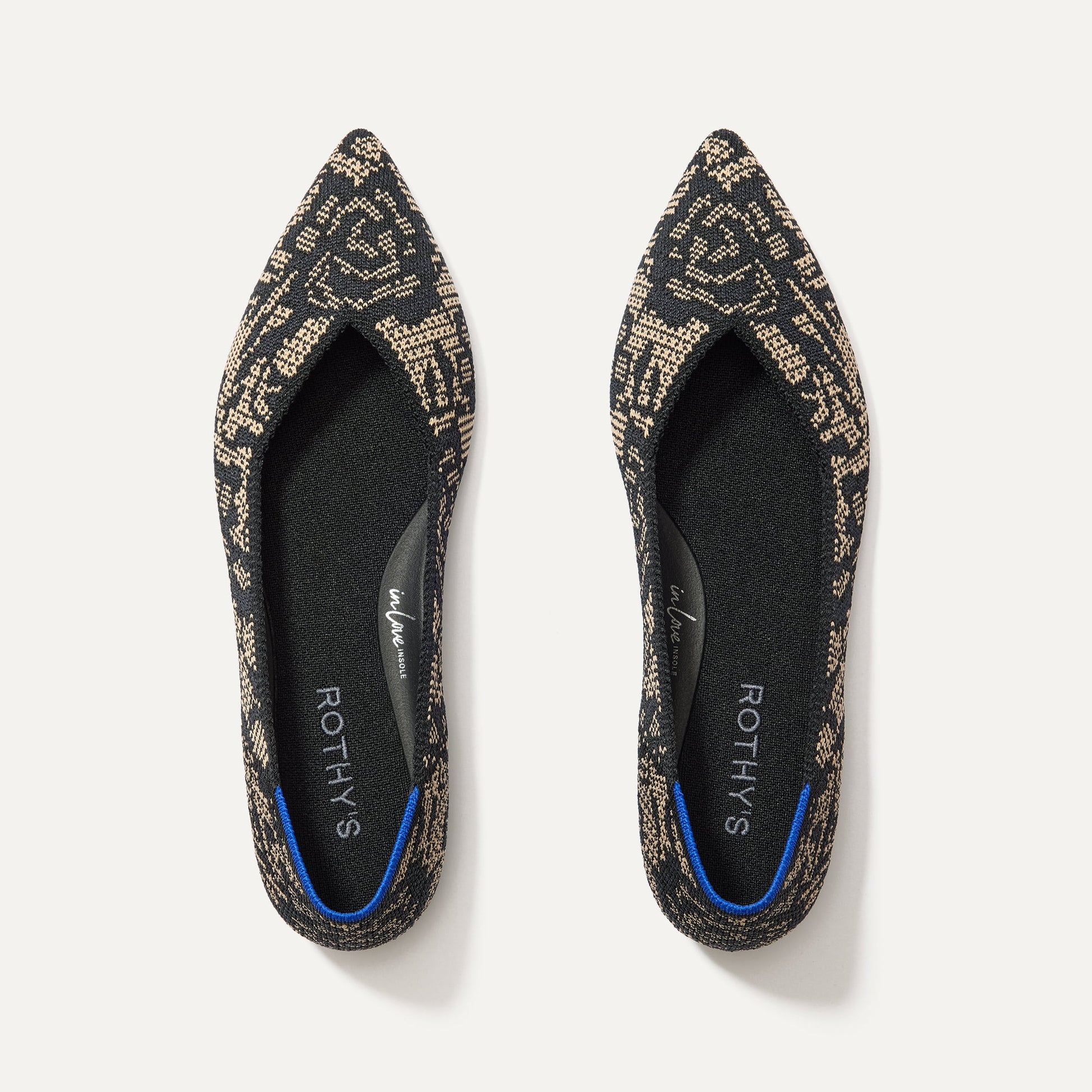 Rothys The Point II in Chantilly Noir