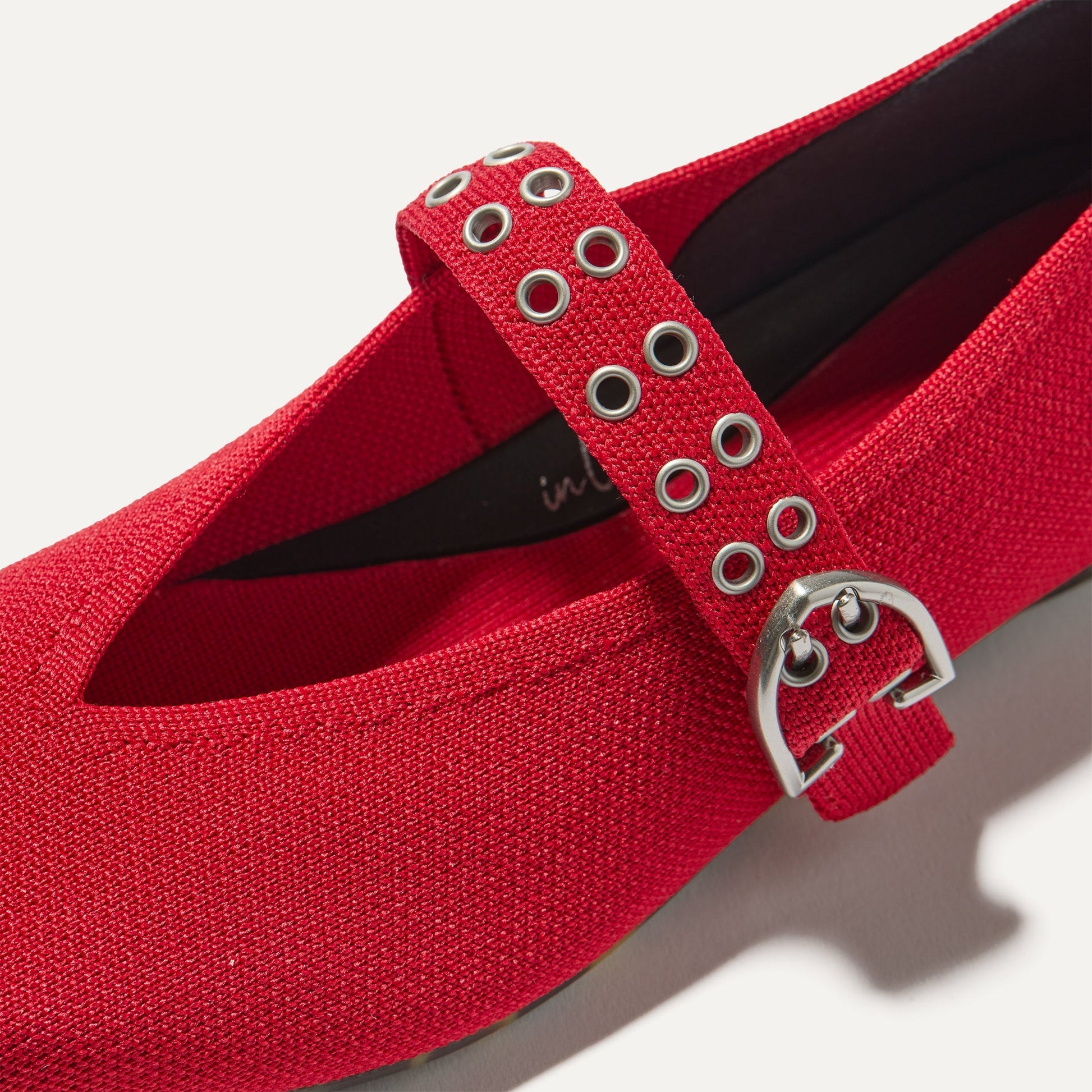 Rothys The Max Buckle Mary Jane in Cherry