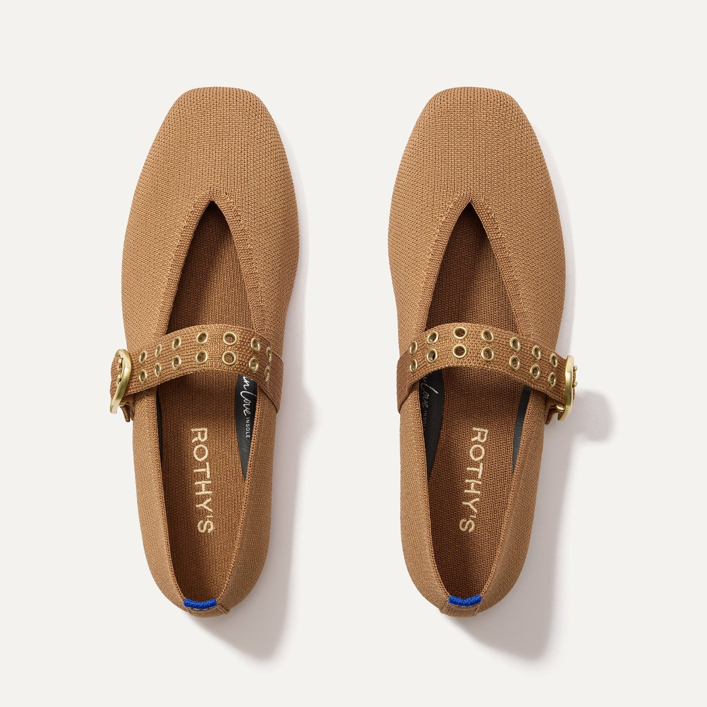 Rothys The Max Buckle Mary Jane in Java Chip