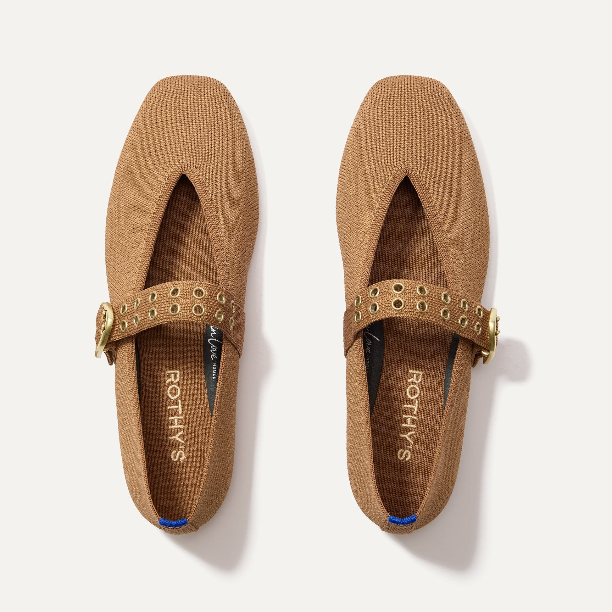 Rothys The Max Buckle Mary Jane in Java Chip