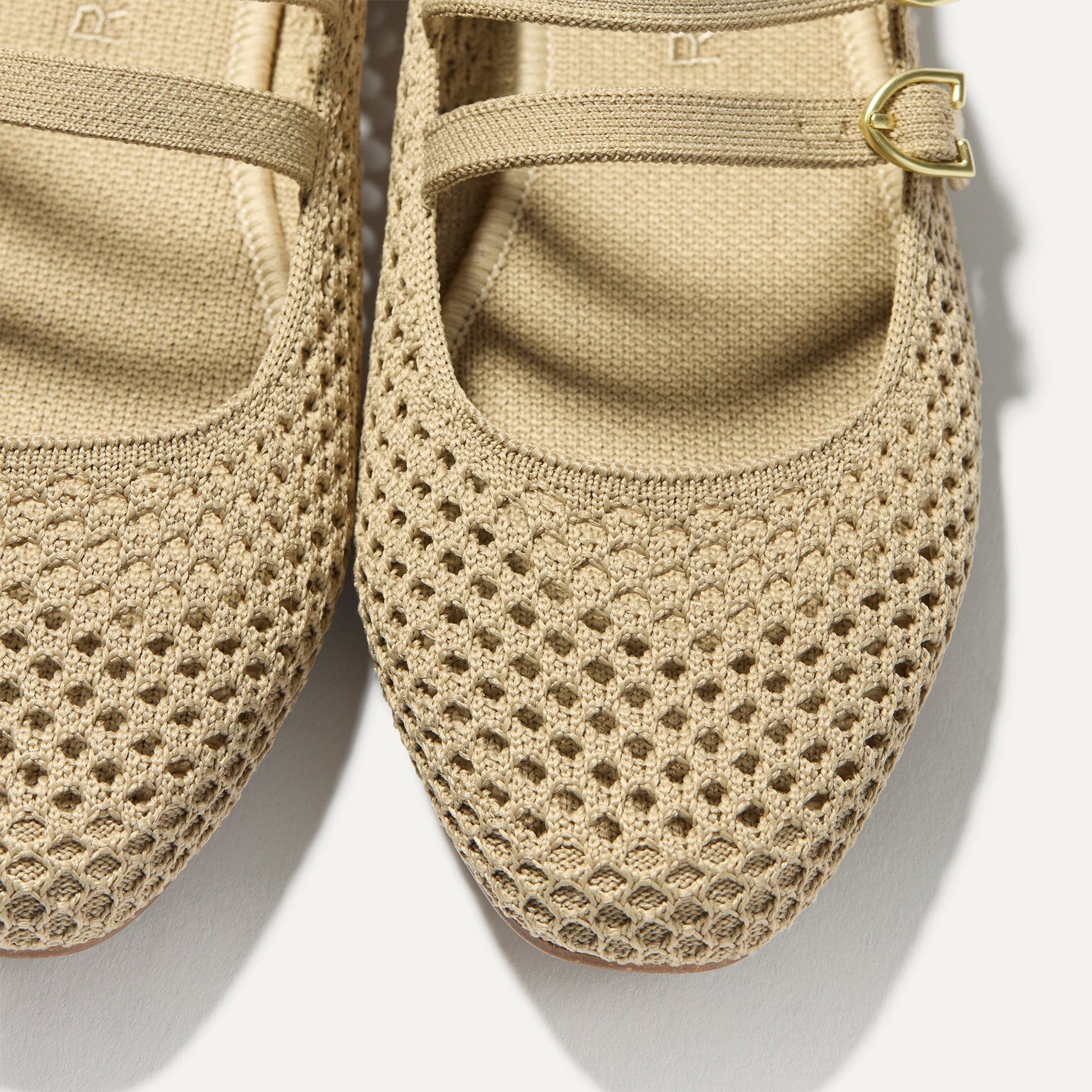 Rothys The Double Buckle Mary Jane in Dune Mesh