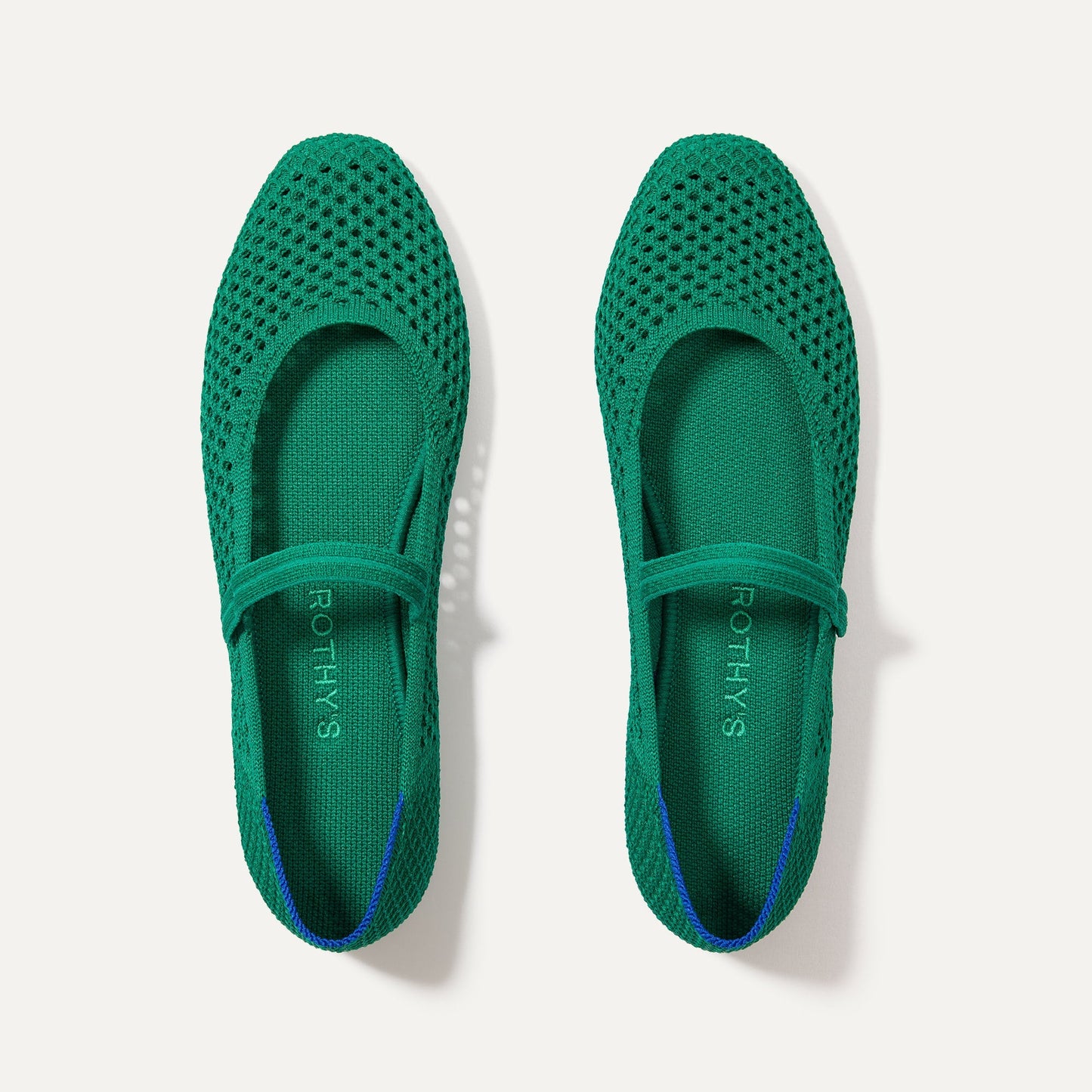 Rothys The Square Mary Jane in Clover Mesh