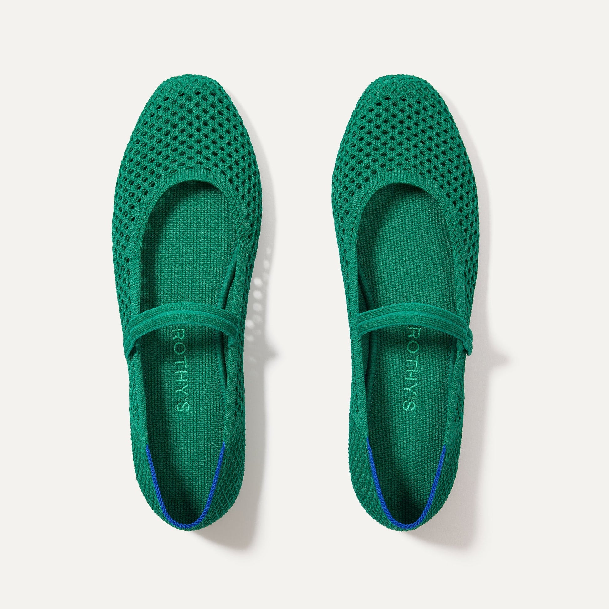 Rothys The Square Mary Jane in Clover Mesh