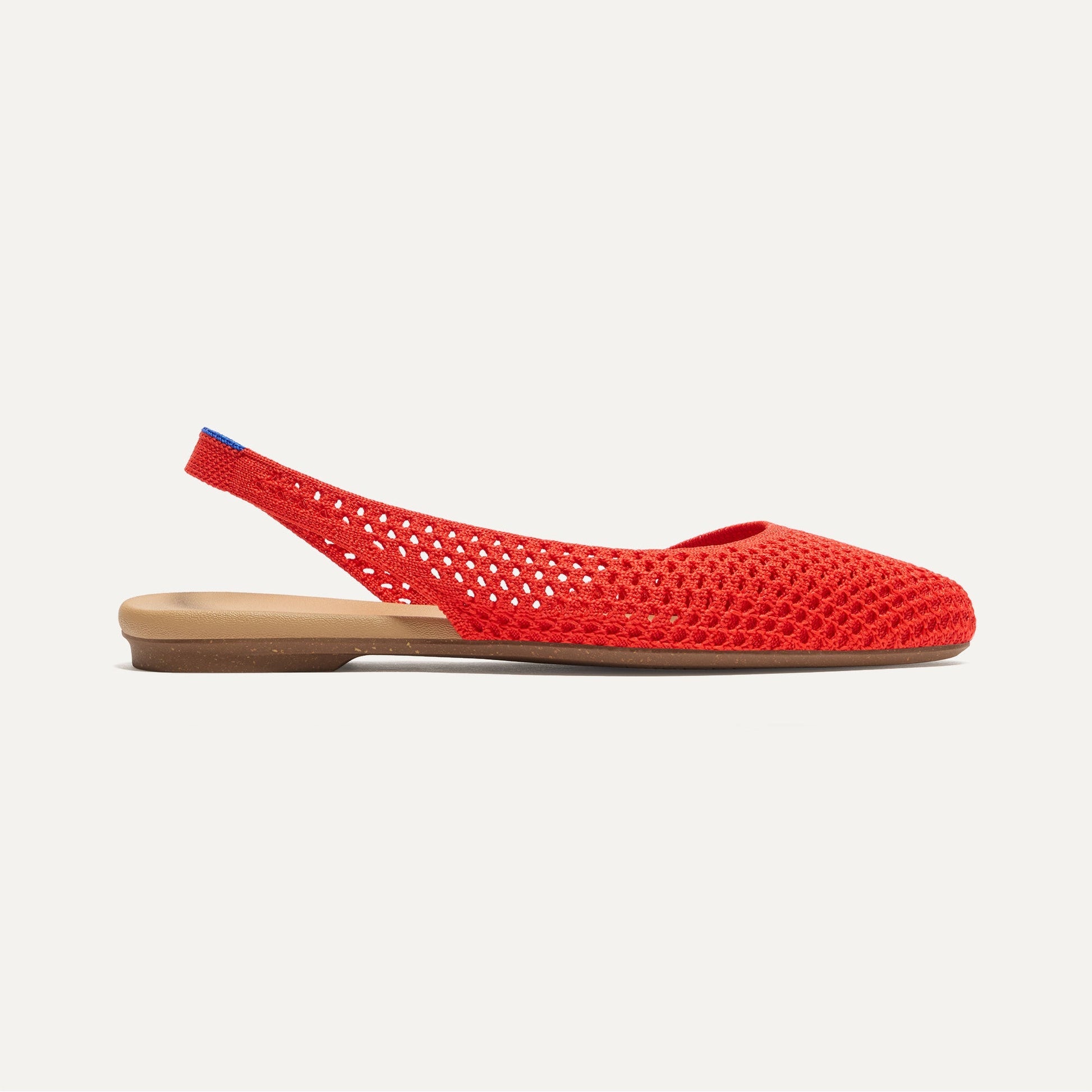 Rothys The Almond Slingback in Poppy Mesh