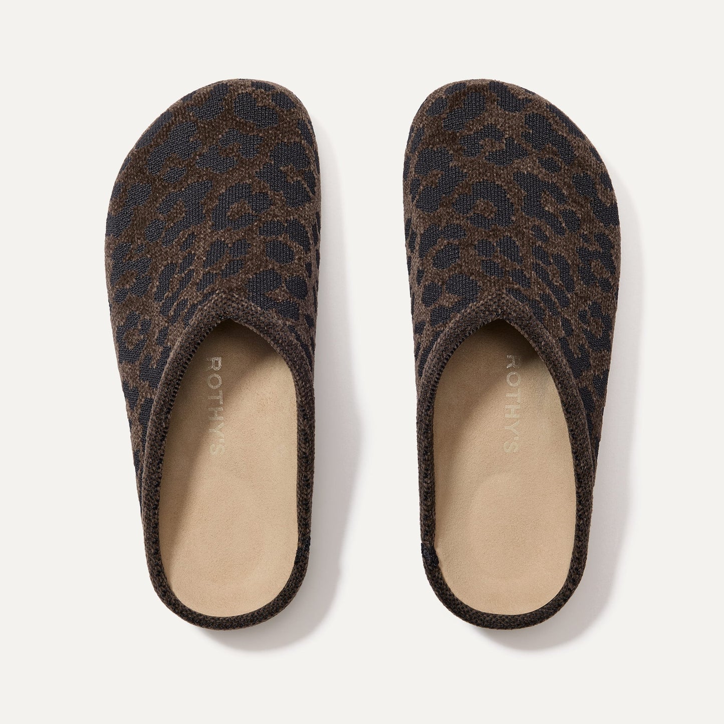 Rothys The ReVelvet™ Casual Clog in ReVelvet™ Cheetah for Women