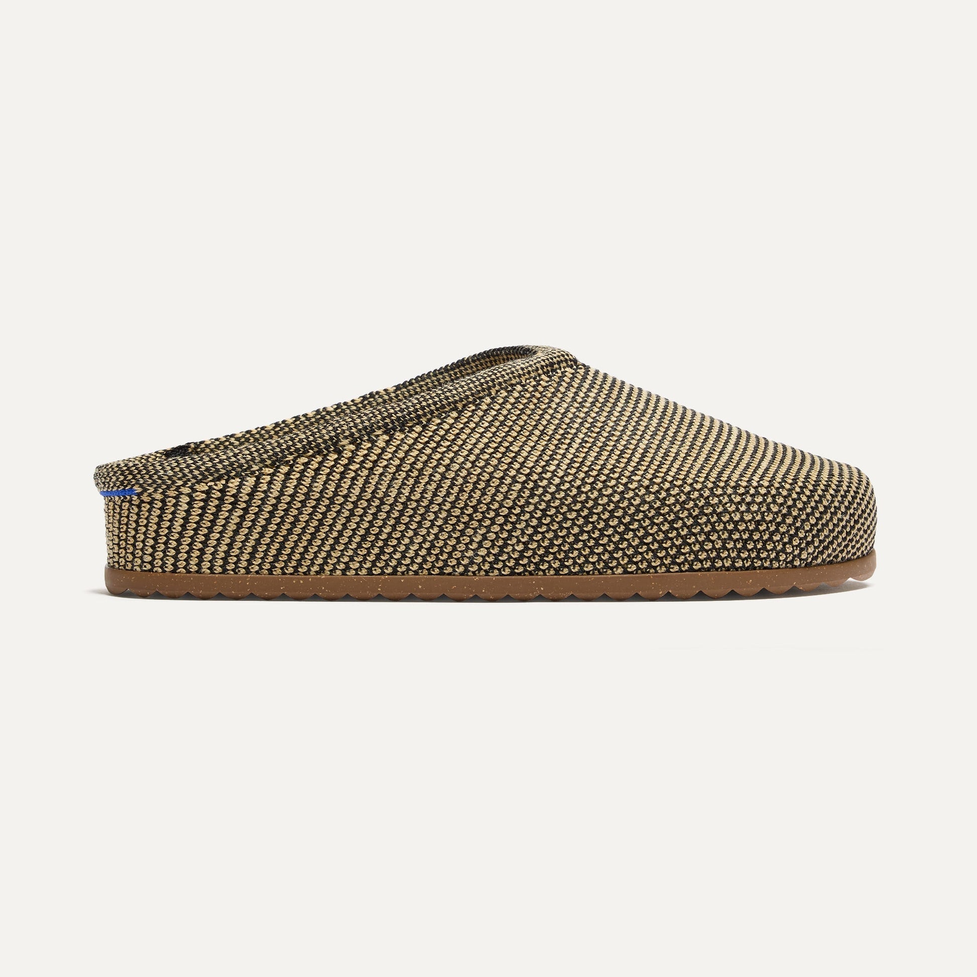 Rothys The Casual Clog in Toffee Raffia-Knit