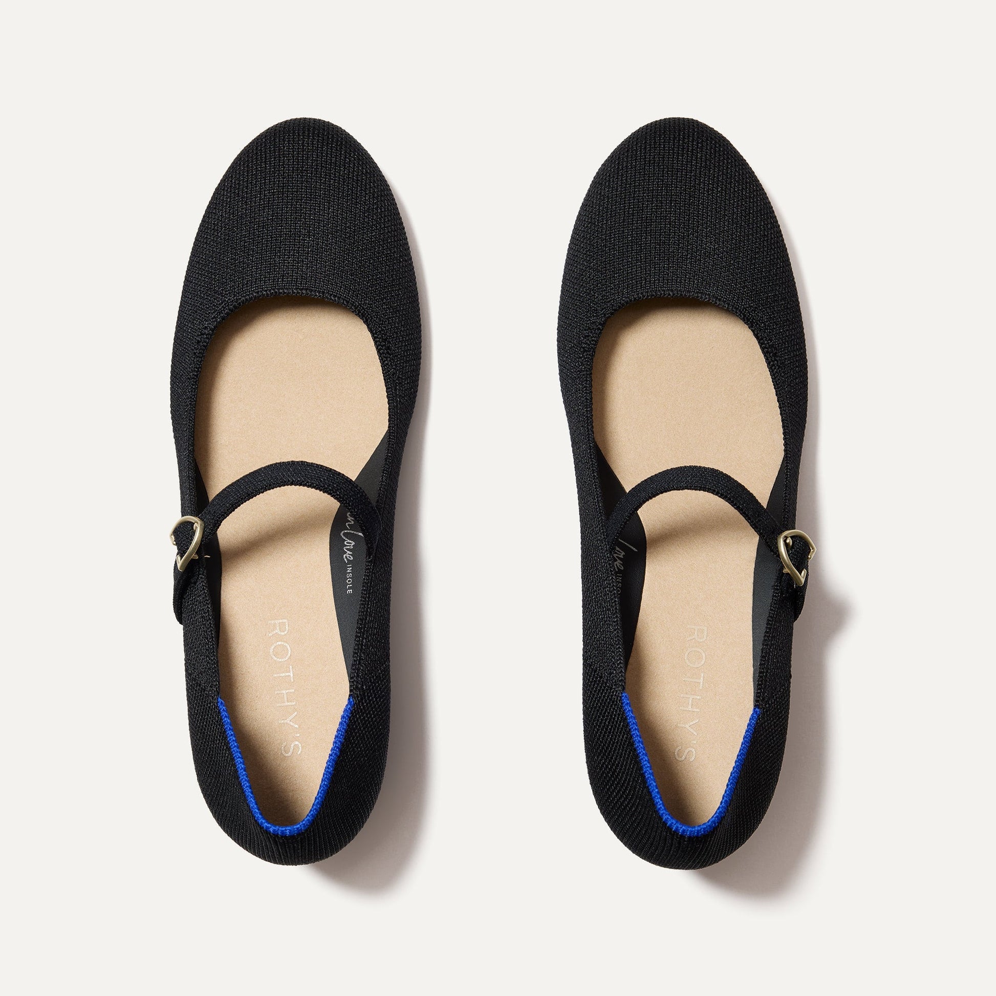 Rothys The Mary Jane Heel in Black