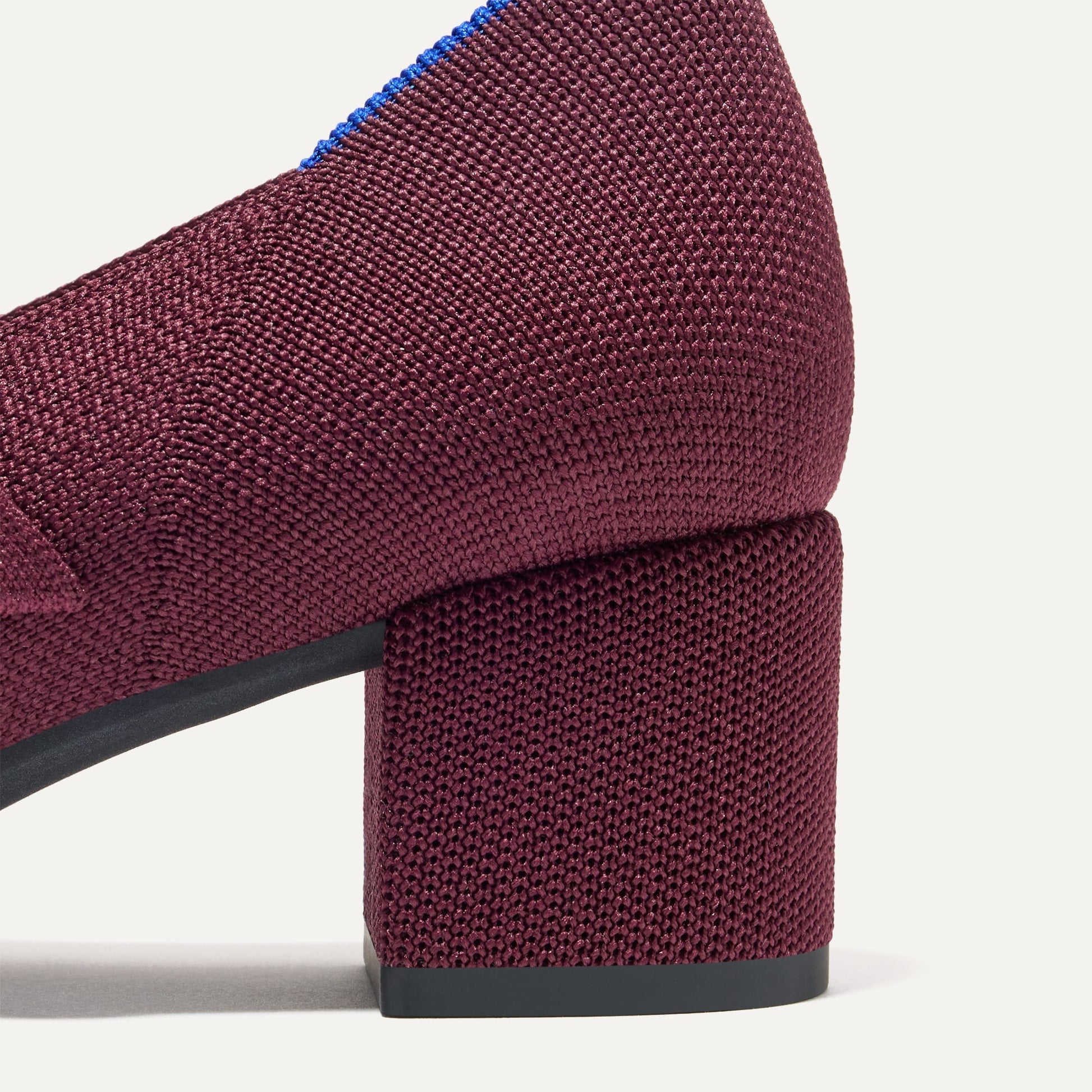 Rothys The Mary Jane Heel in Wine Red