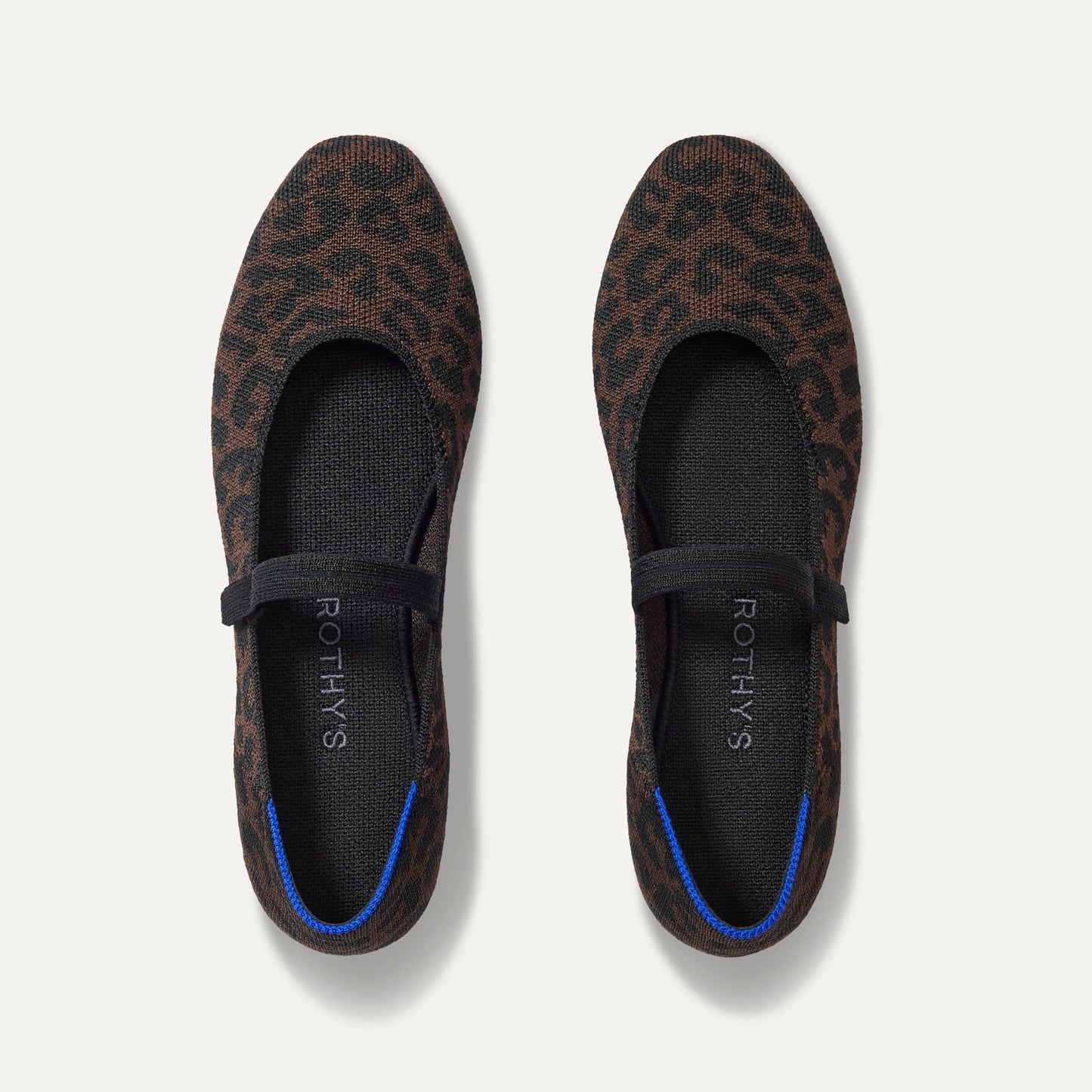 Rothys The Square Mary Jane in Classic Cheetah