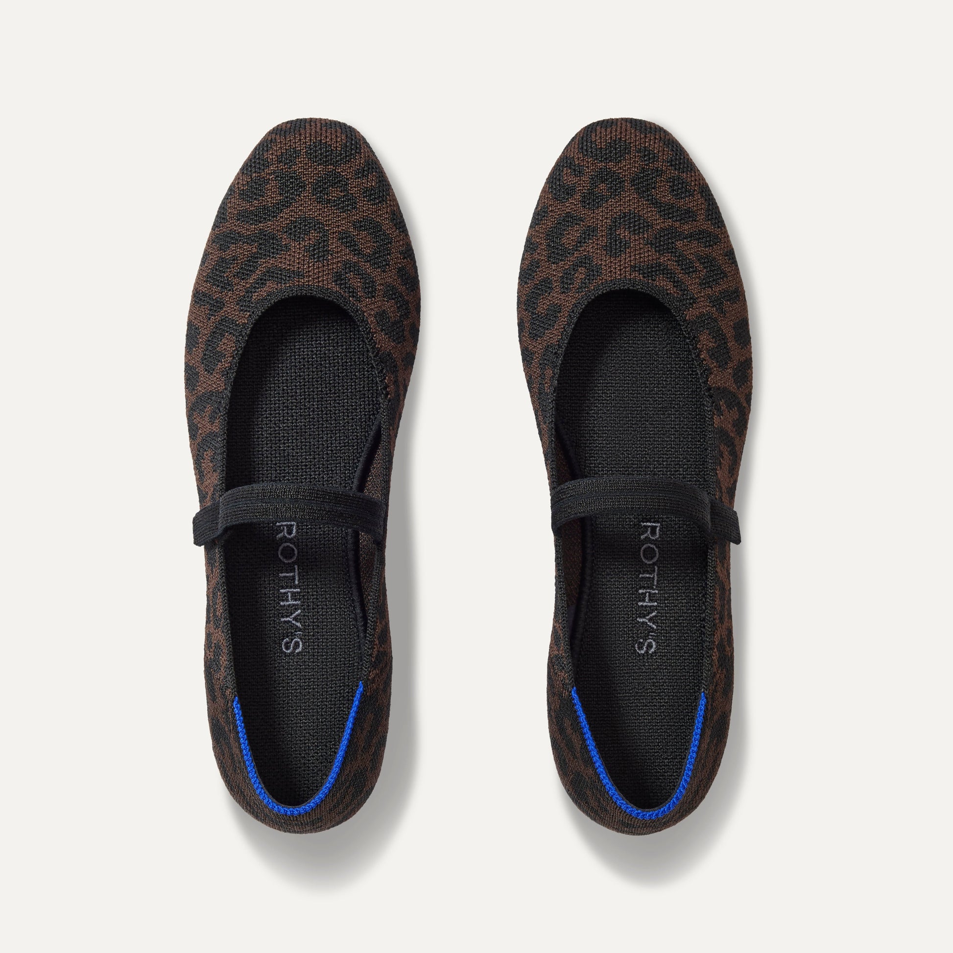 Rothys The Square Mary Jane in Classic Cheetah