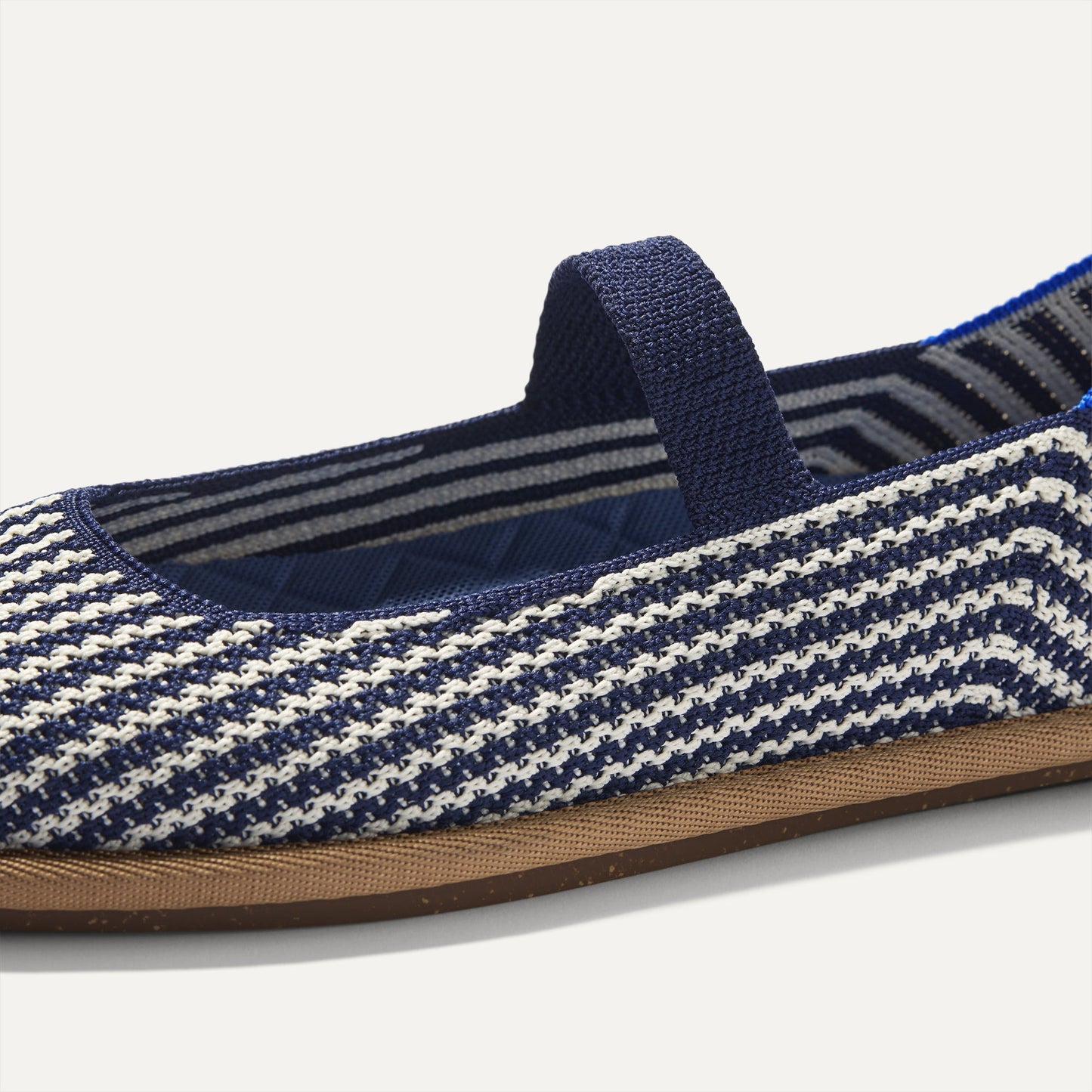 Rothys Women's Cruiser Mary Jane in Blackberry Stripe