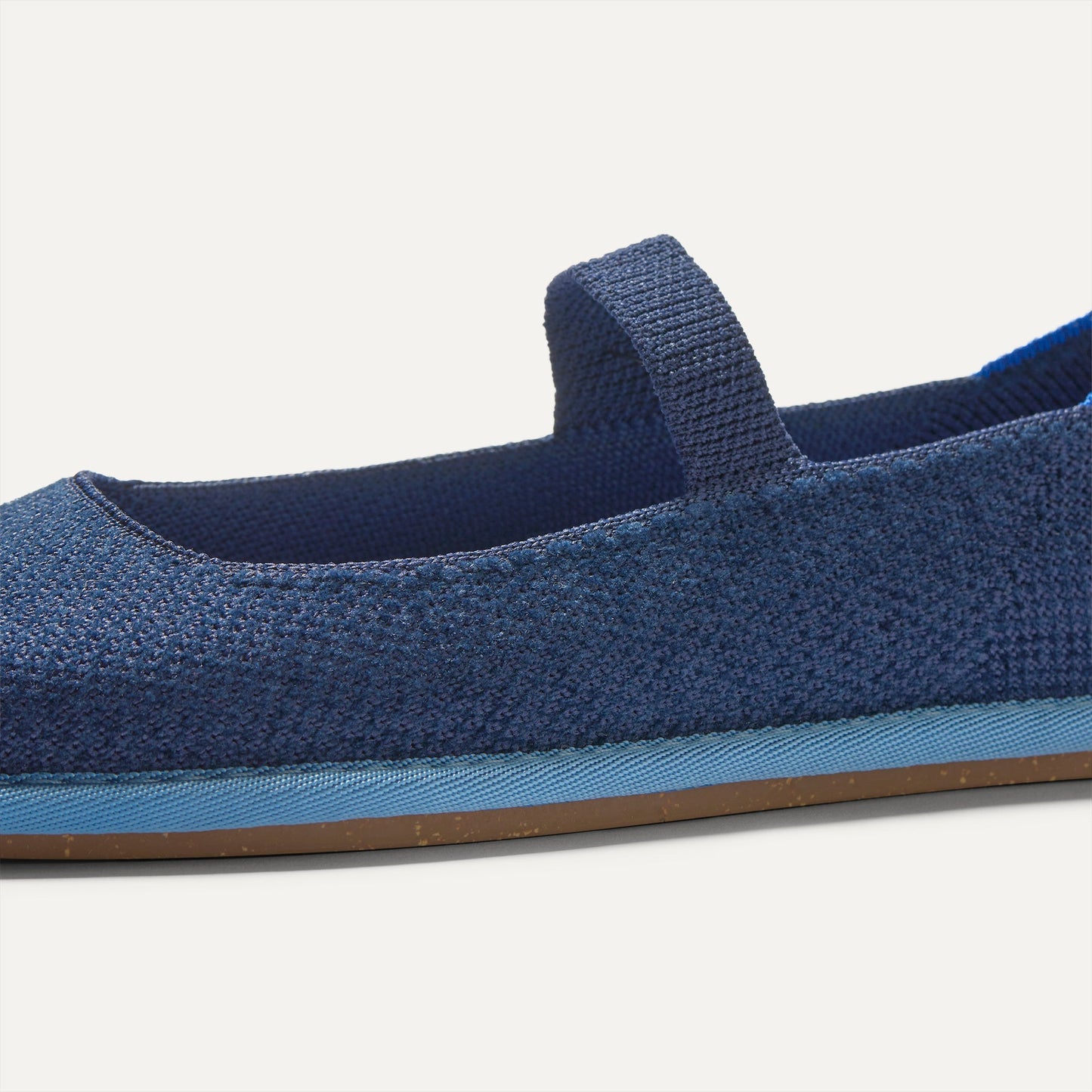 Rothys Women's ReVelvet™ Cruiser Mary Jane in ReVelvet™ Navy