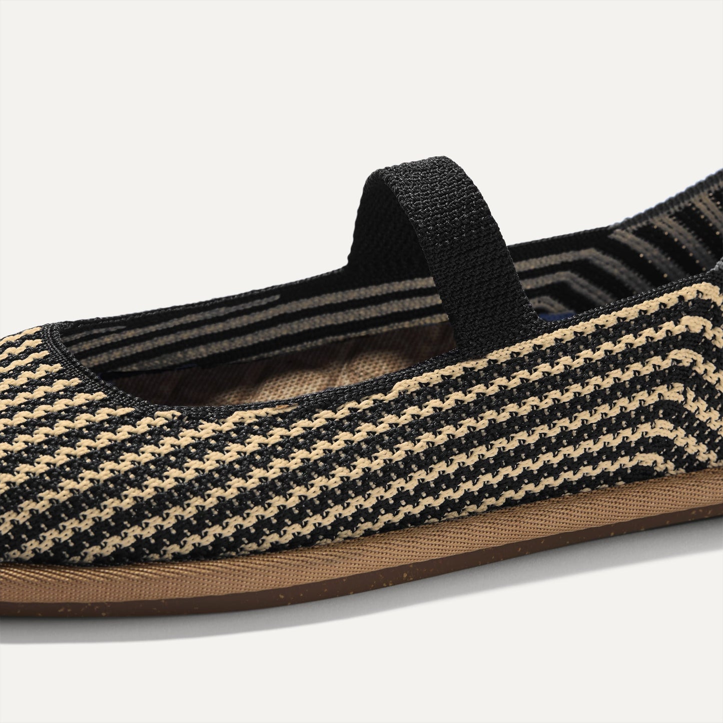 Rothys Women's Cruiser Mary Jane in Toffee Stripe