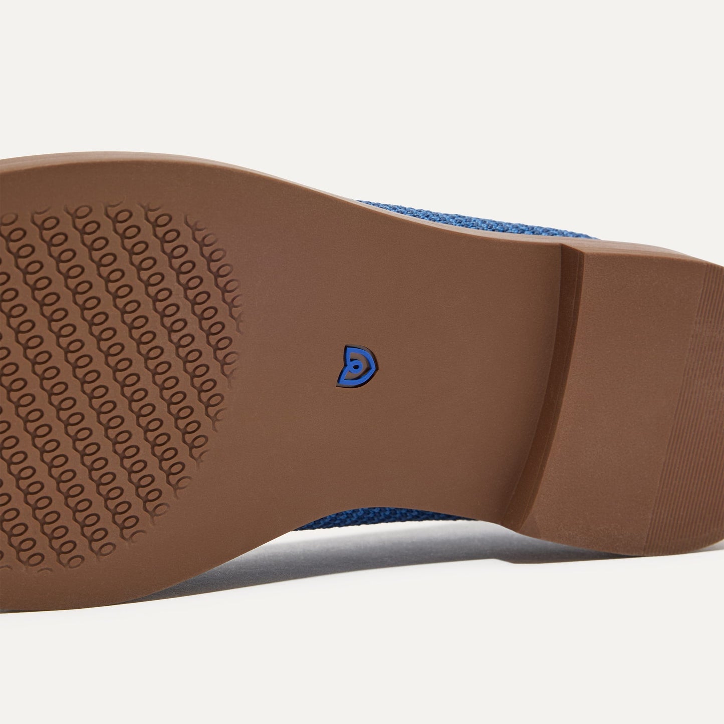 Rothys The Penny Loafer in Blue Raffia-Knit for Women