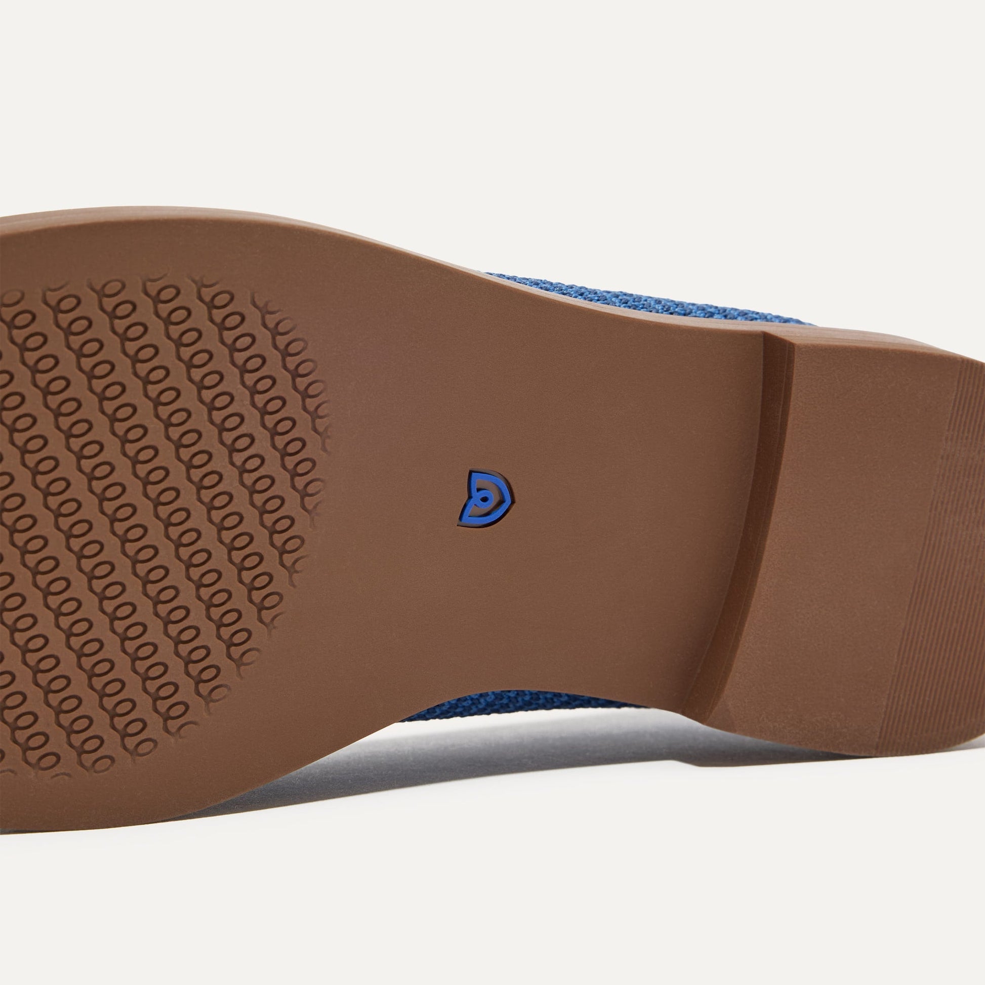 Rothys The Penny Loafer in Blue Raffia-Knit for Women