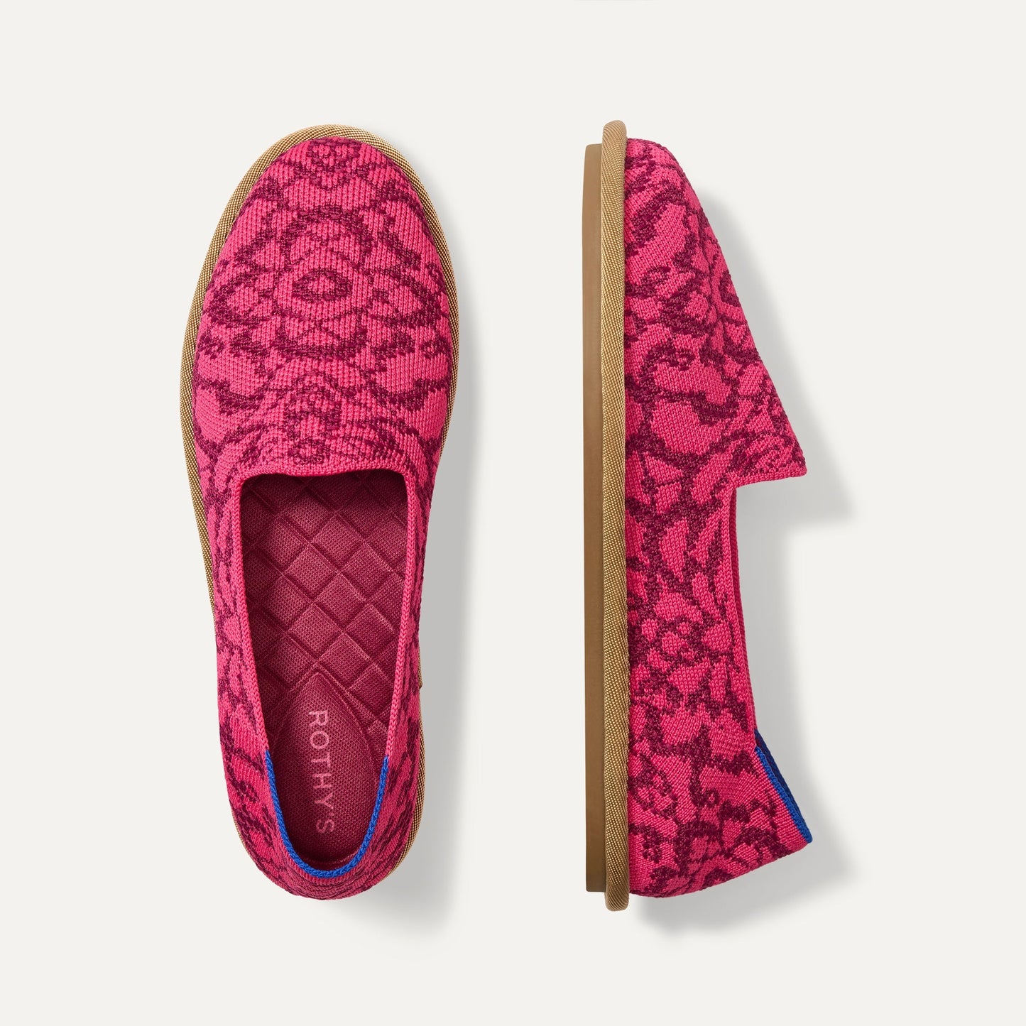 Rothys Women's Cruiser Loafer in Fuchsia Bloom