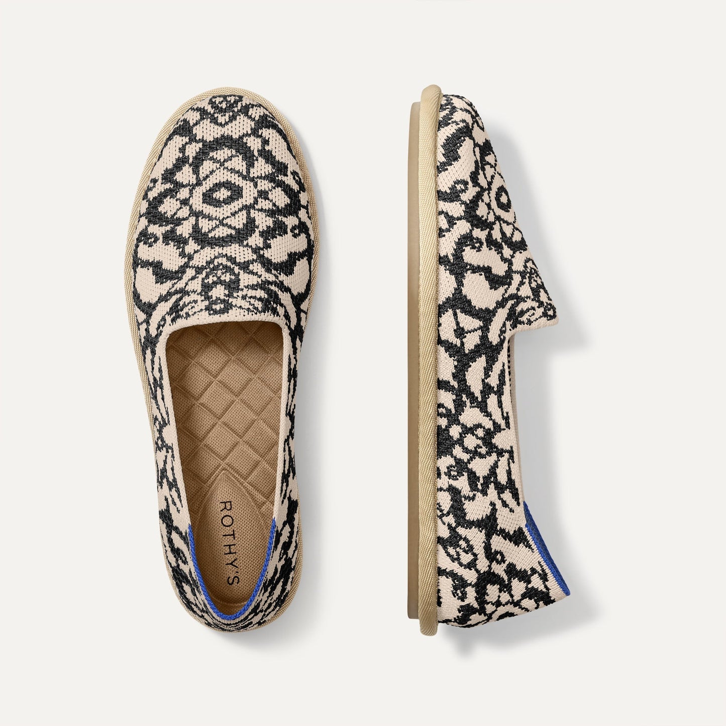 Rothys Women's Cruiser Loafer in Espresso Bloom