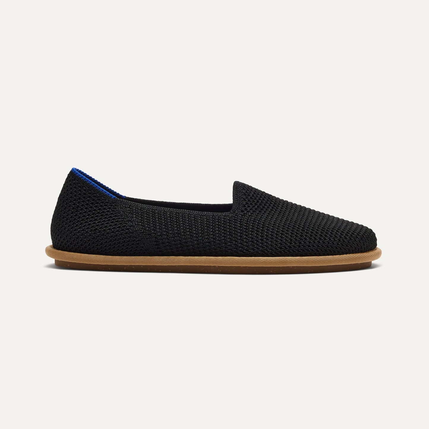 Rothys Women's Cruiser Loafer in Black Raffia-Knit