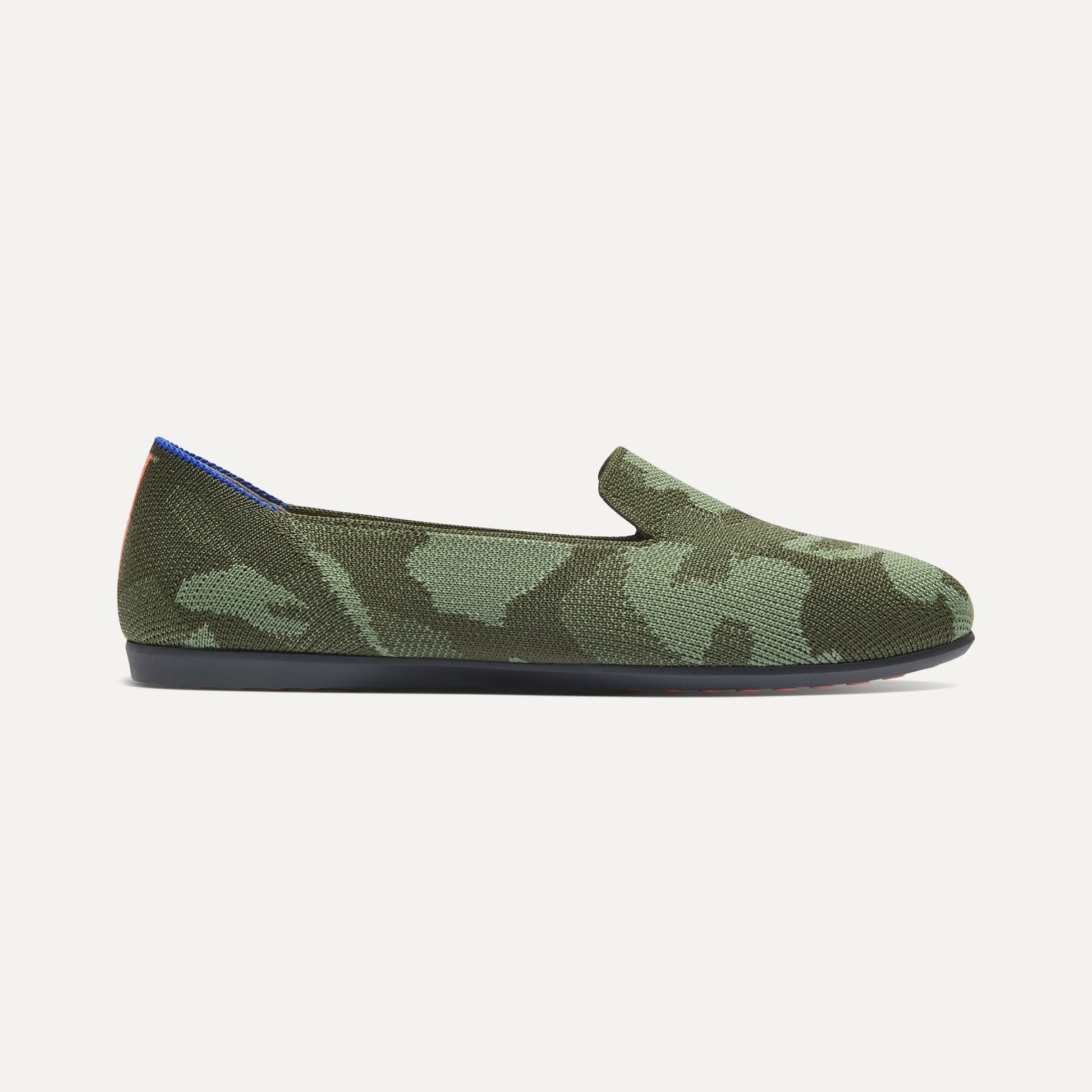 Rothys Women's Daily Loafer in Green Camo