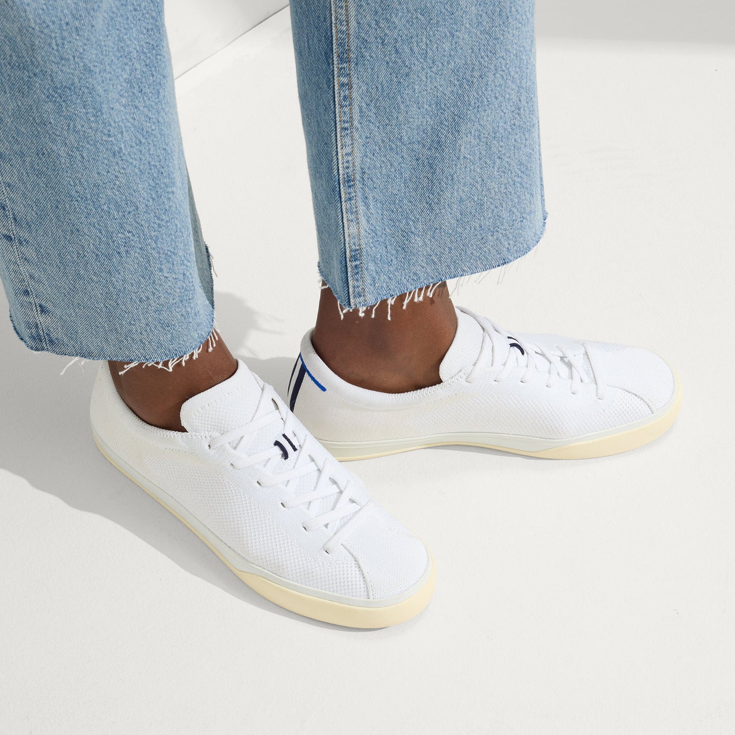 Rothys The Lace Up Sneaker in Bright White for Women