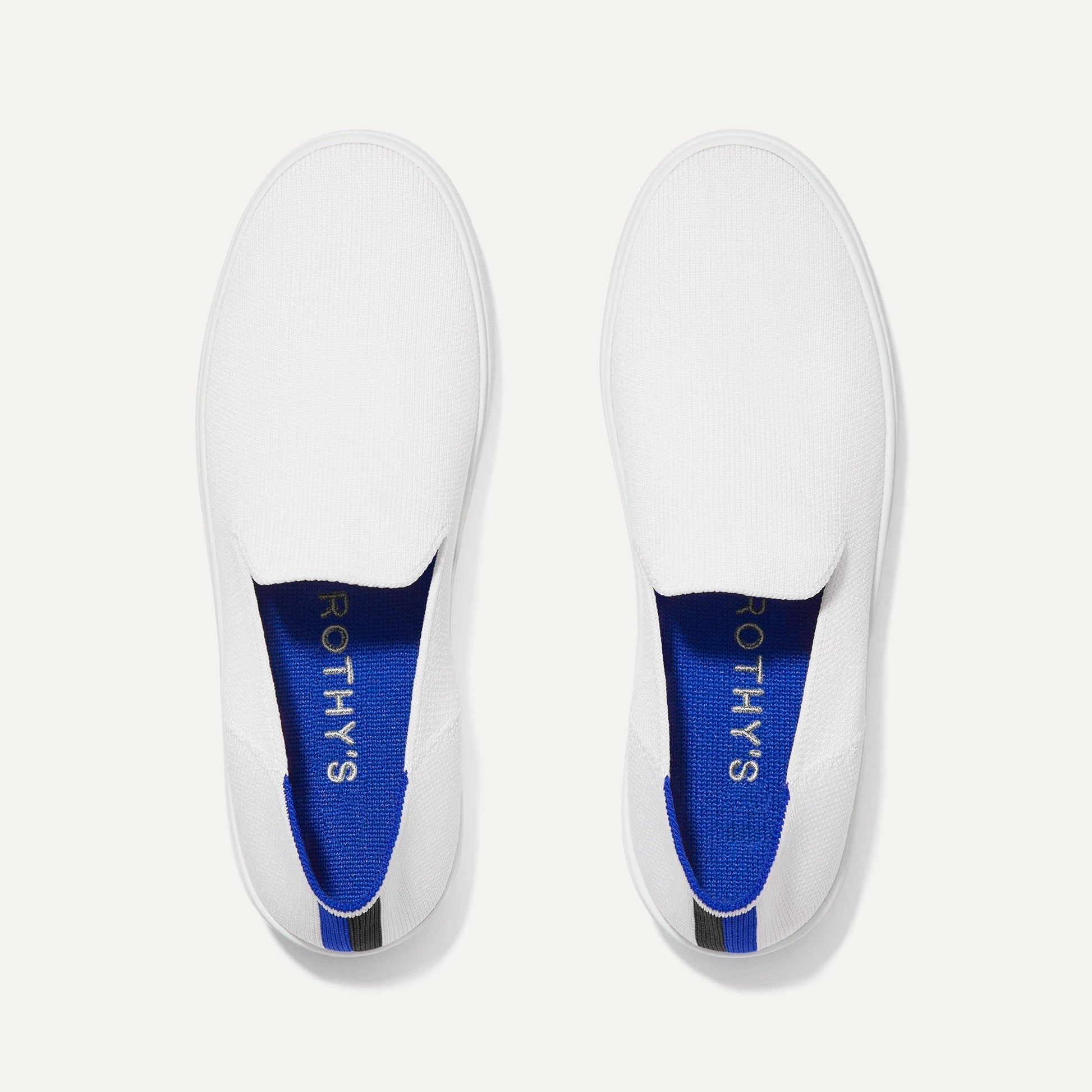 Rothys The Original Slip On Sneaker in Bright White