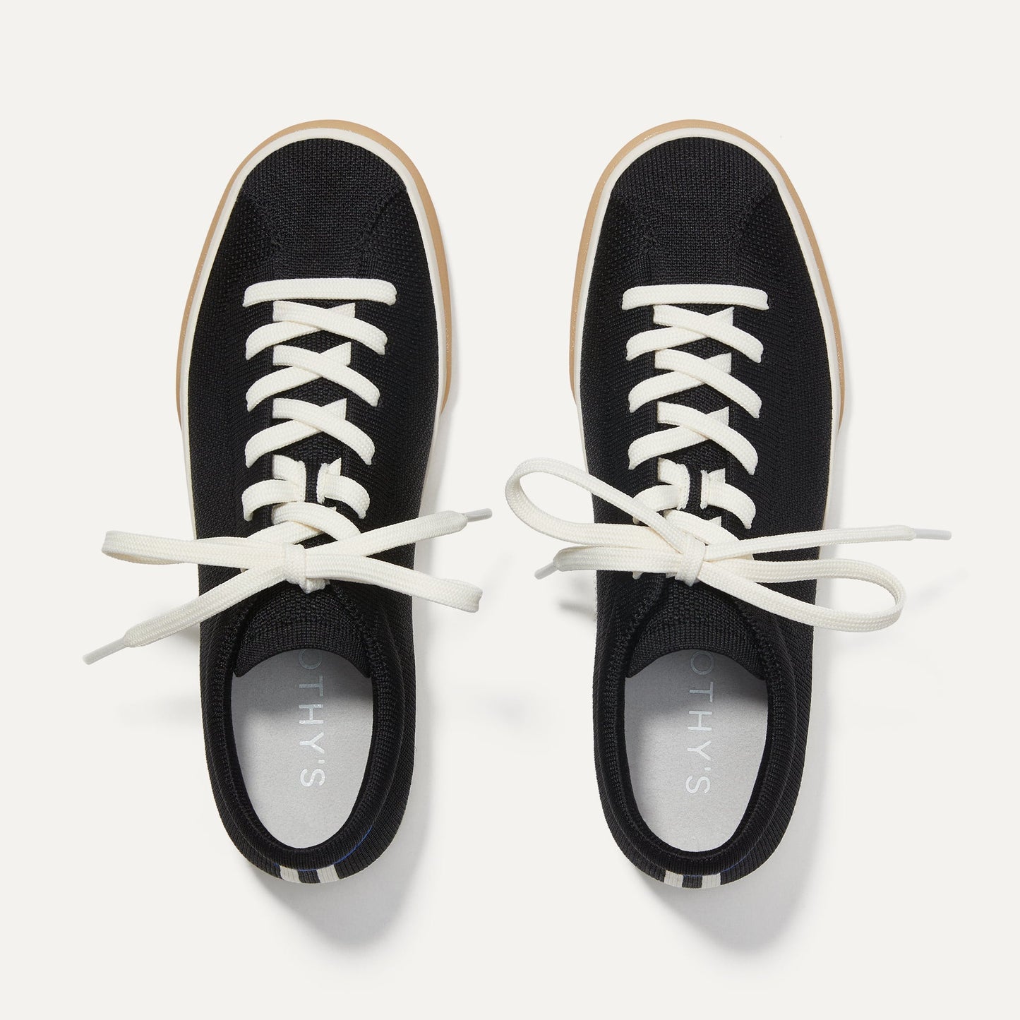 Rothys The Lace Up Sneaker in Black for Women