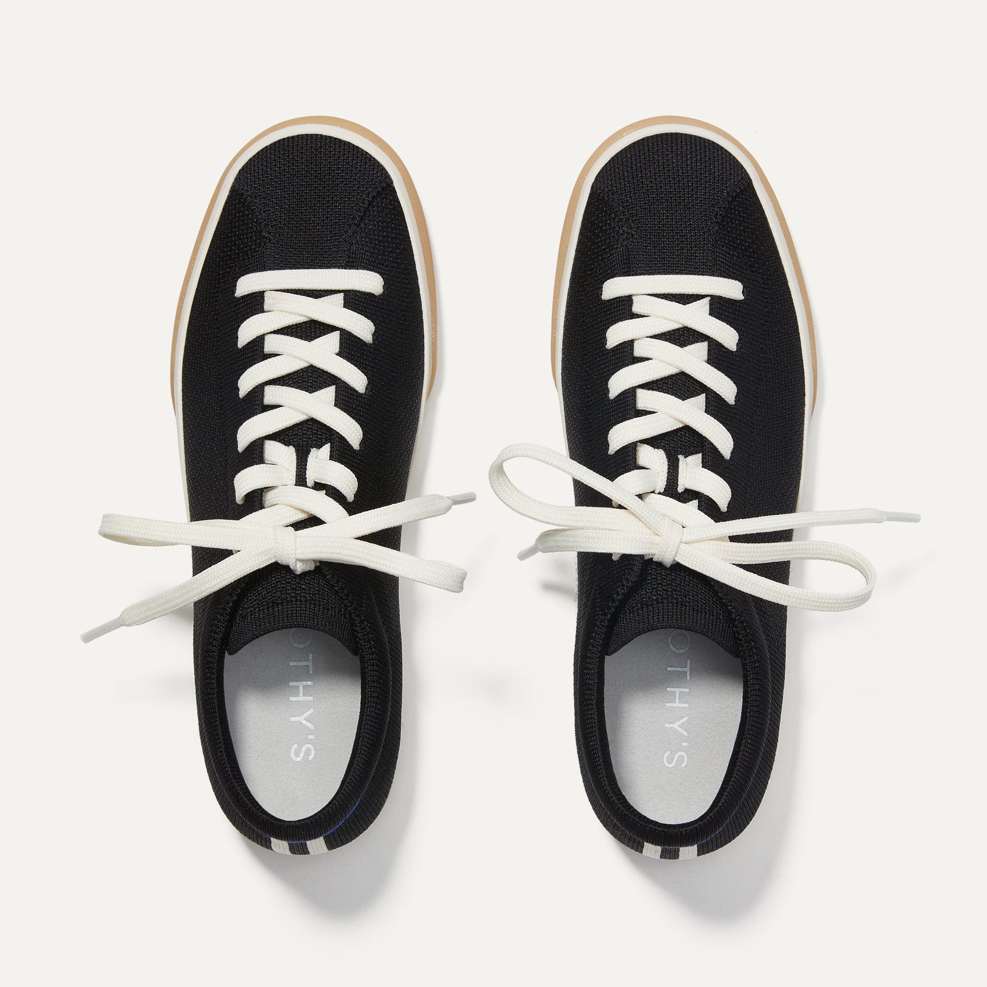 Rothys The Lace Up Sneaker in Black for Women