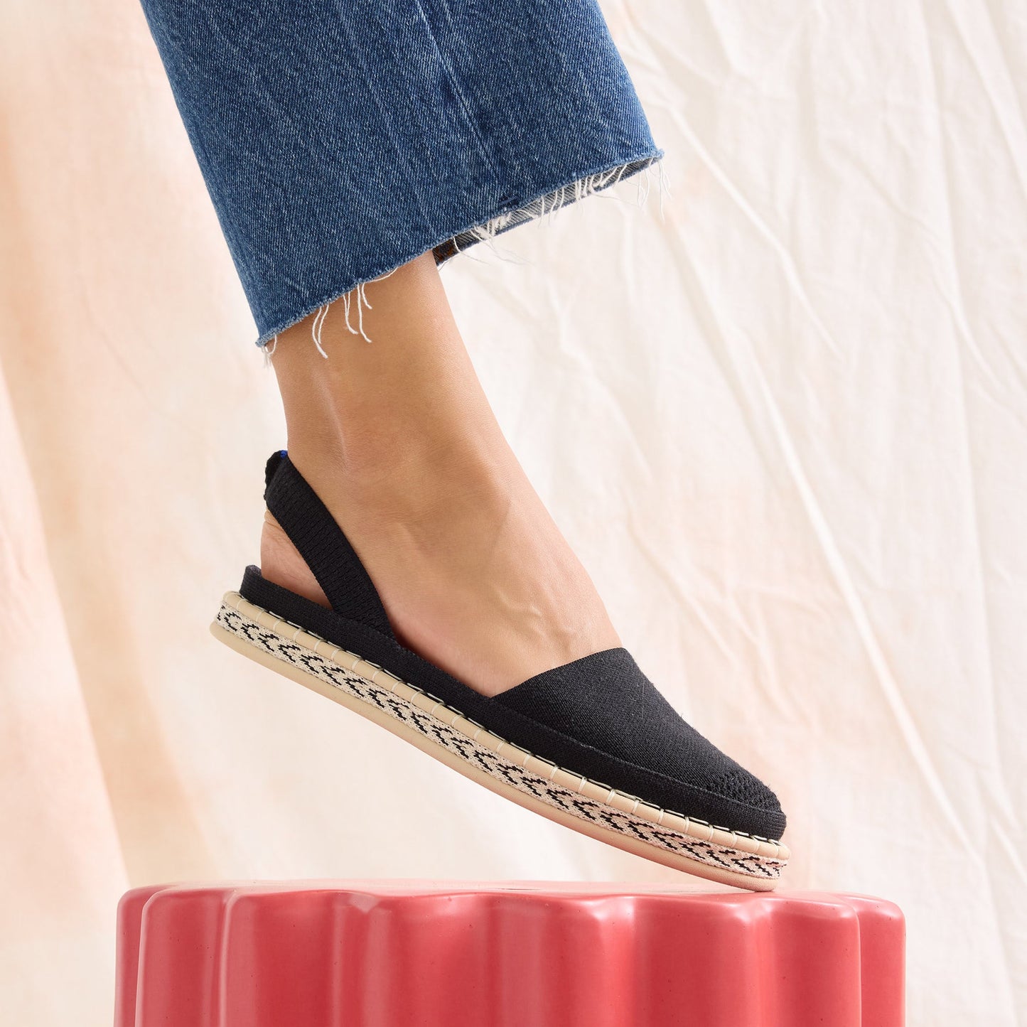 Rothys The D'Orsay Espadrille in Black