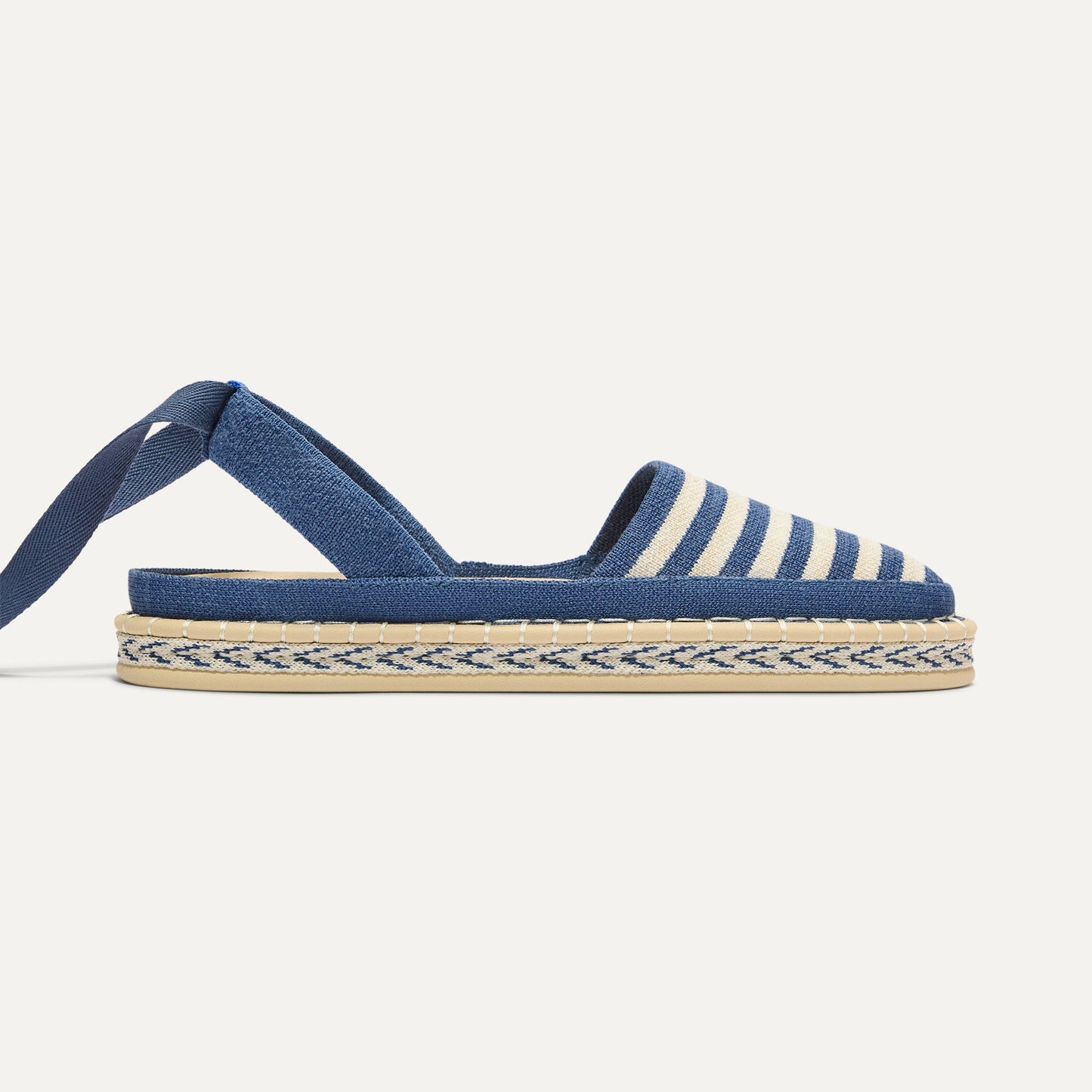 Rothys The D'Orsay Espadrille in Deep Sea Stripe