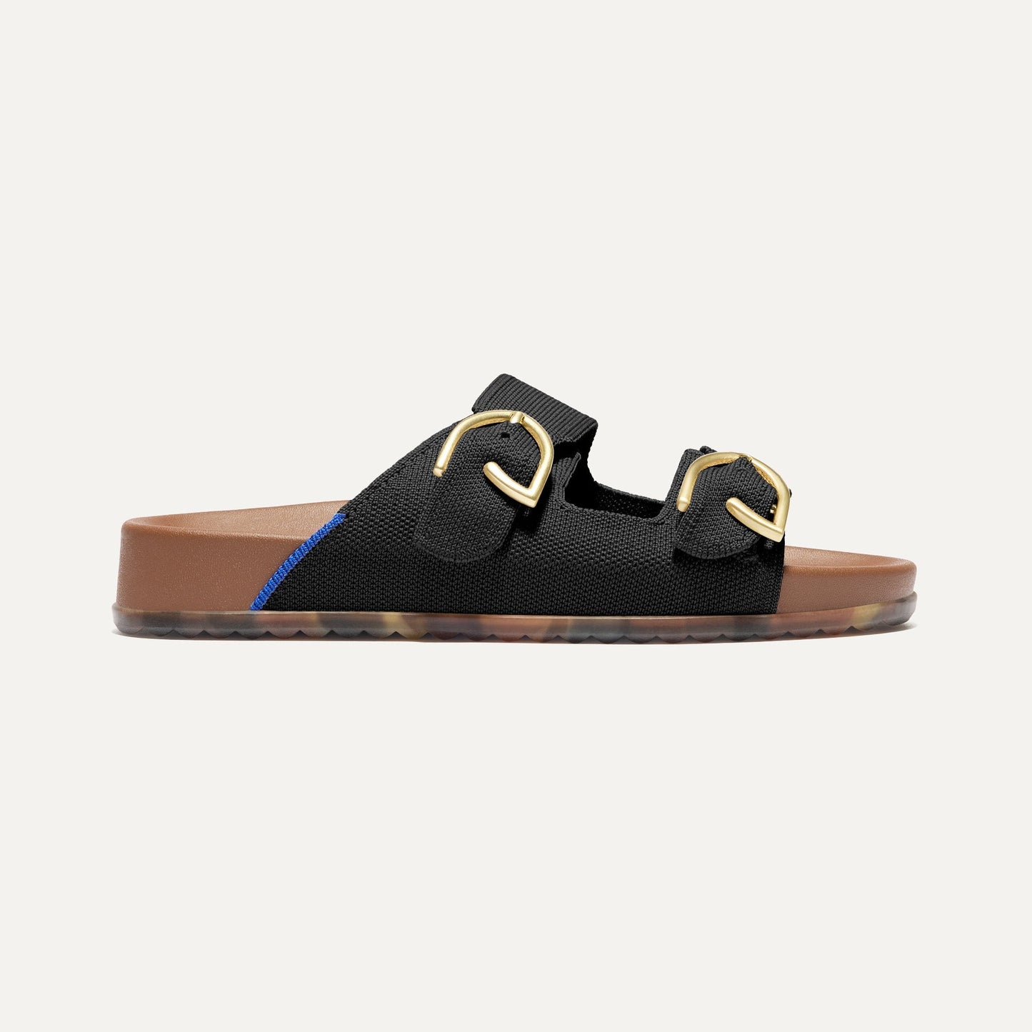 Rothys The Buckle Slide in Black