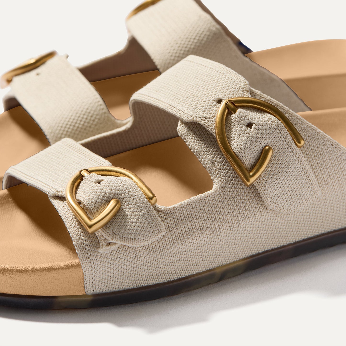 Rothys The Buckle Slide in Sea Salt