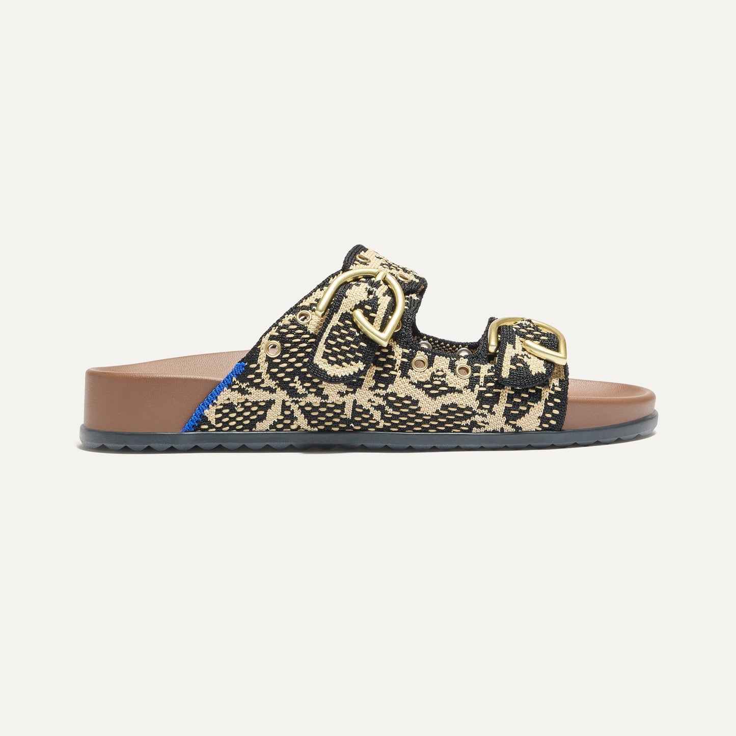 Rothys The Buckle Slide in Eyelet Bouquet