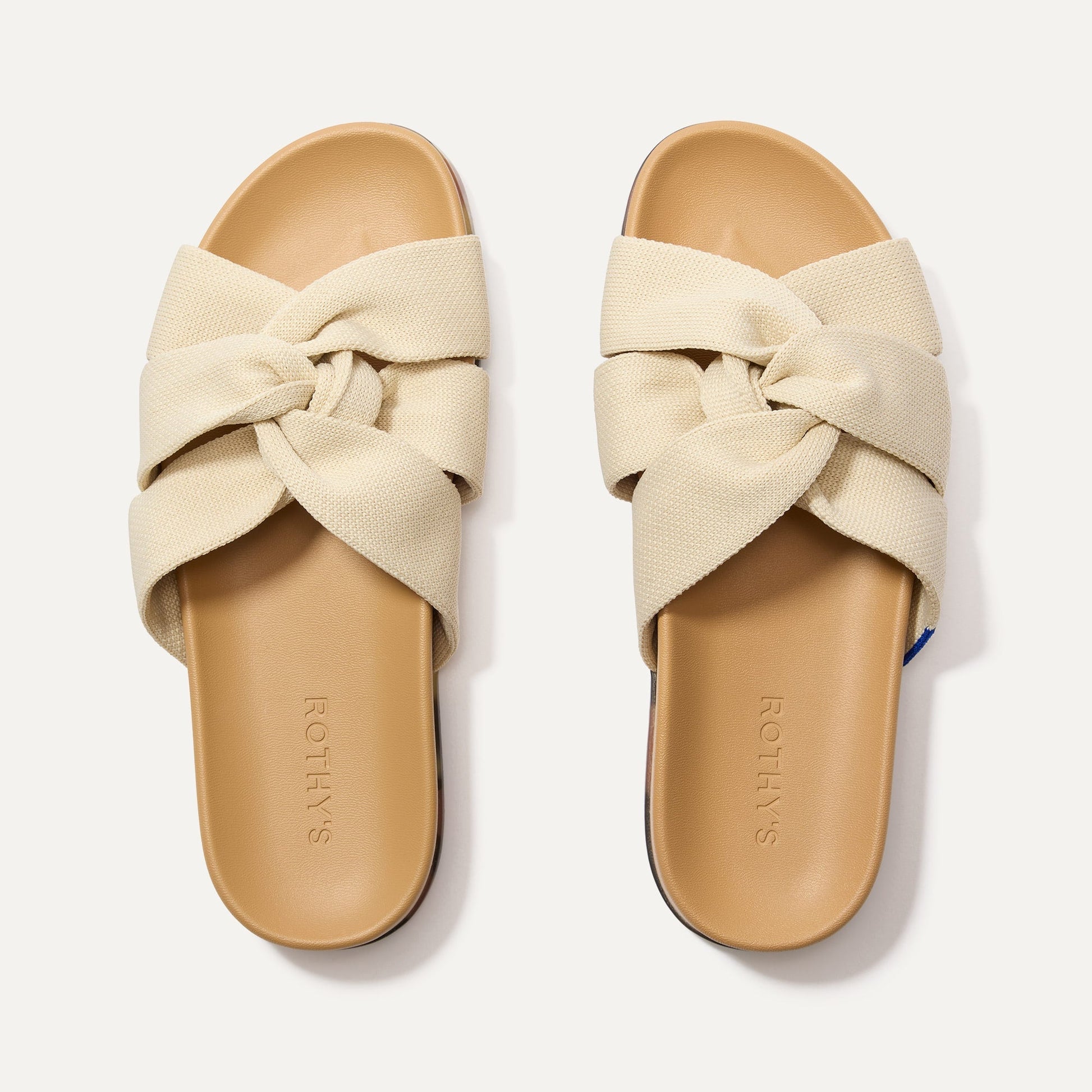 Rothys The Twist Slide in Coconut