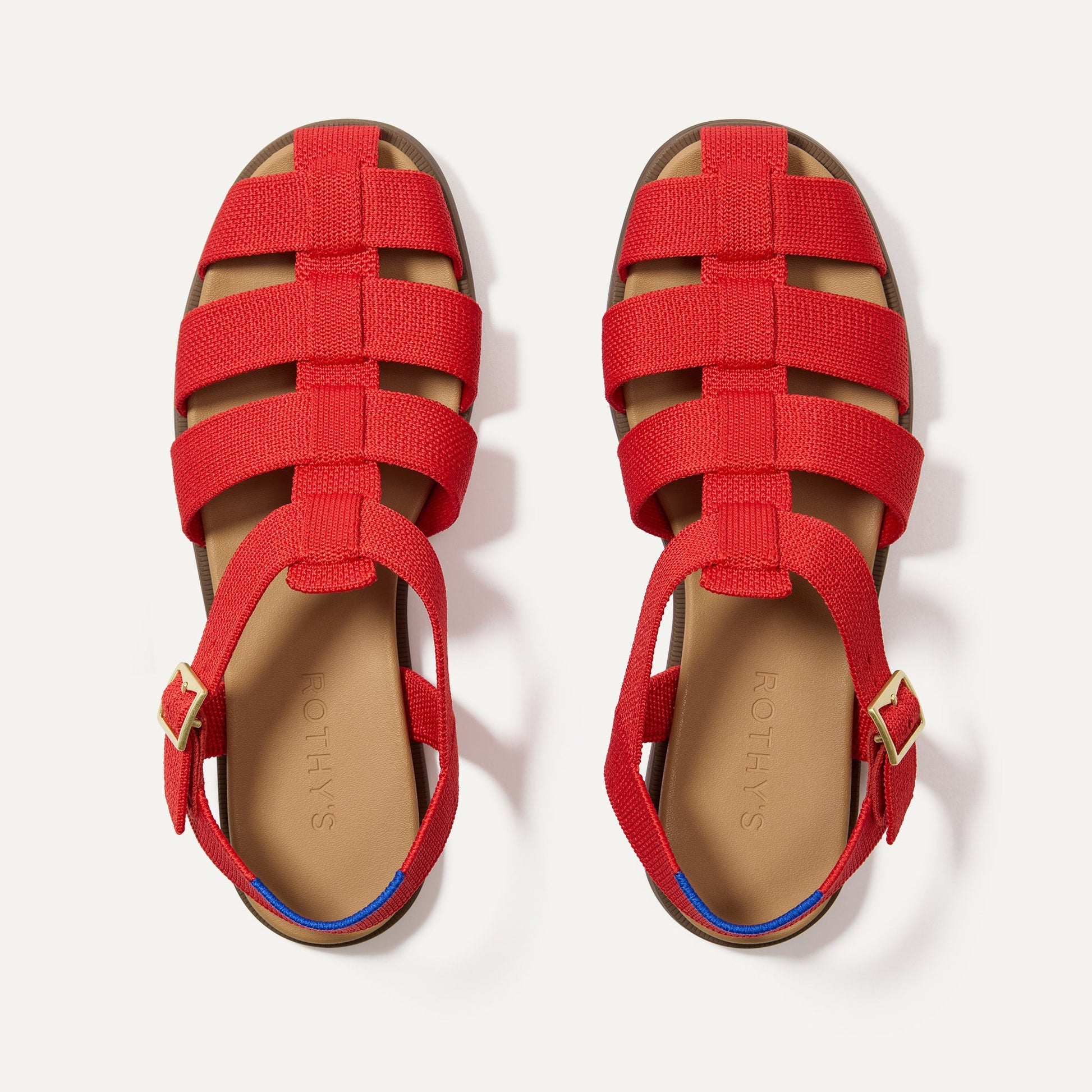 Rothys The Fisherman Sandal in Scarlet