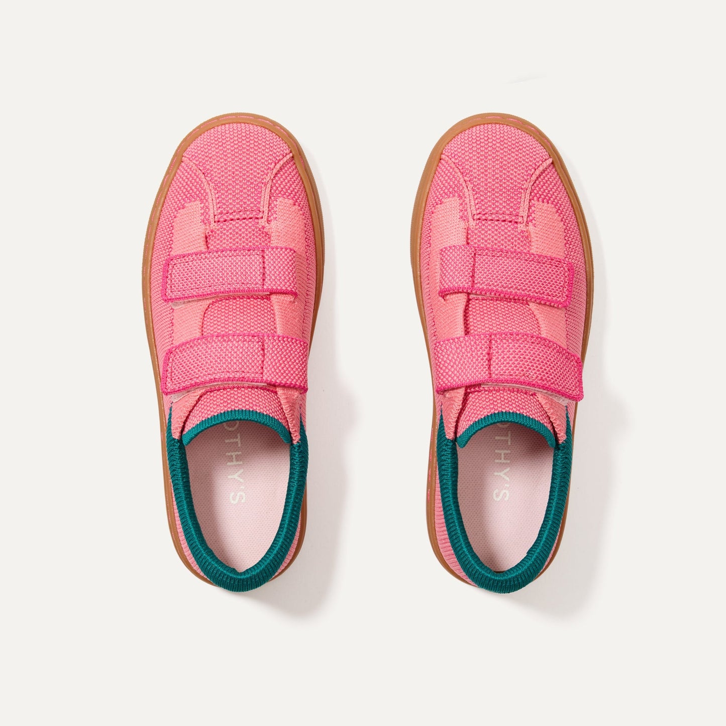 Rothys The Kids Strap Sneaker in Watermelon