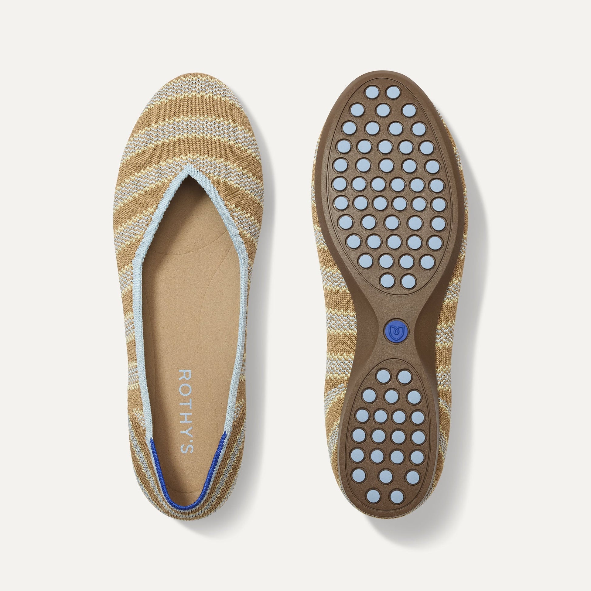 Rothys The Daily Flat in Terra Stripe