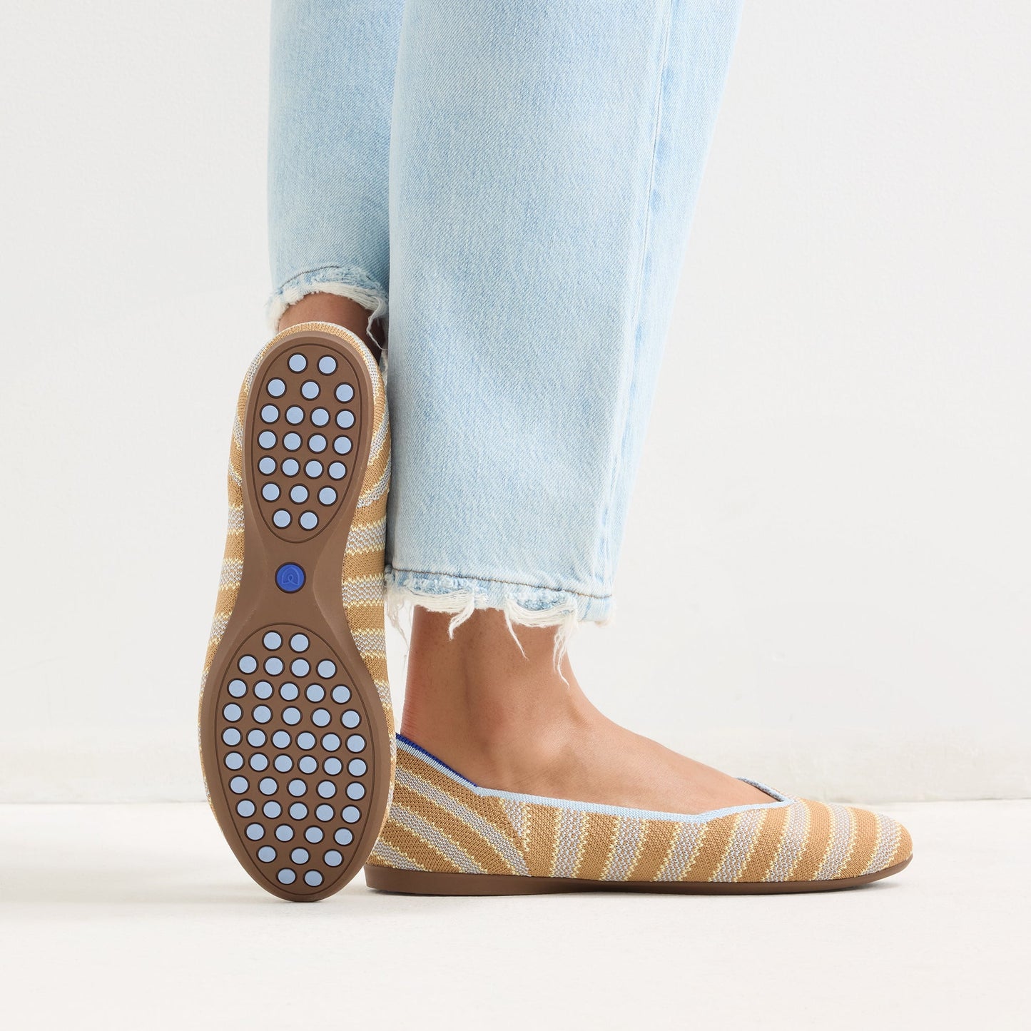 Rothys The Daily Flat in Terra Stripe