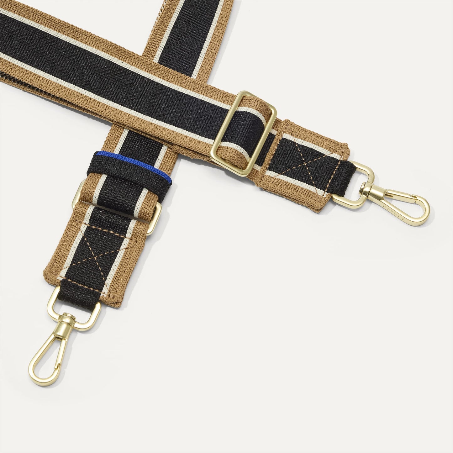 Rothys Crossbody Strap in Khaki Stripe
