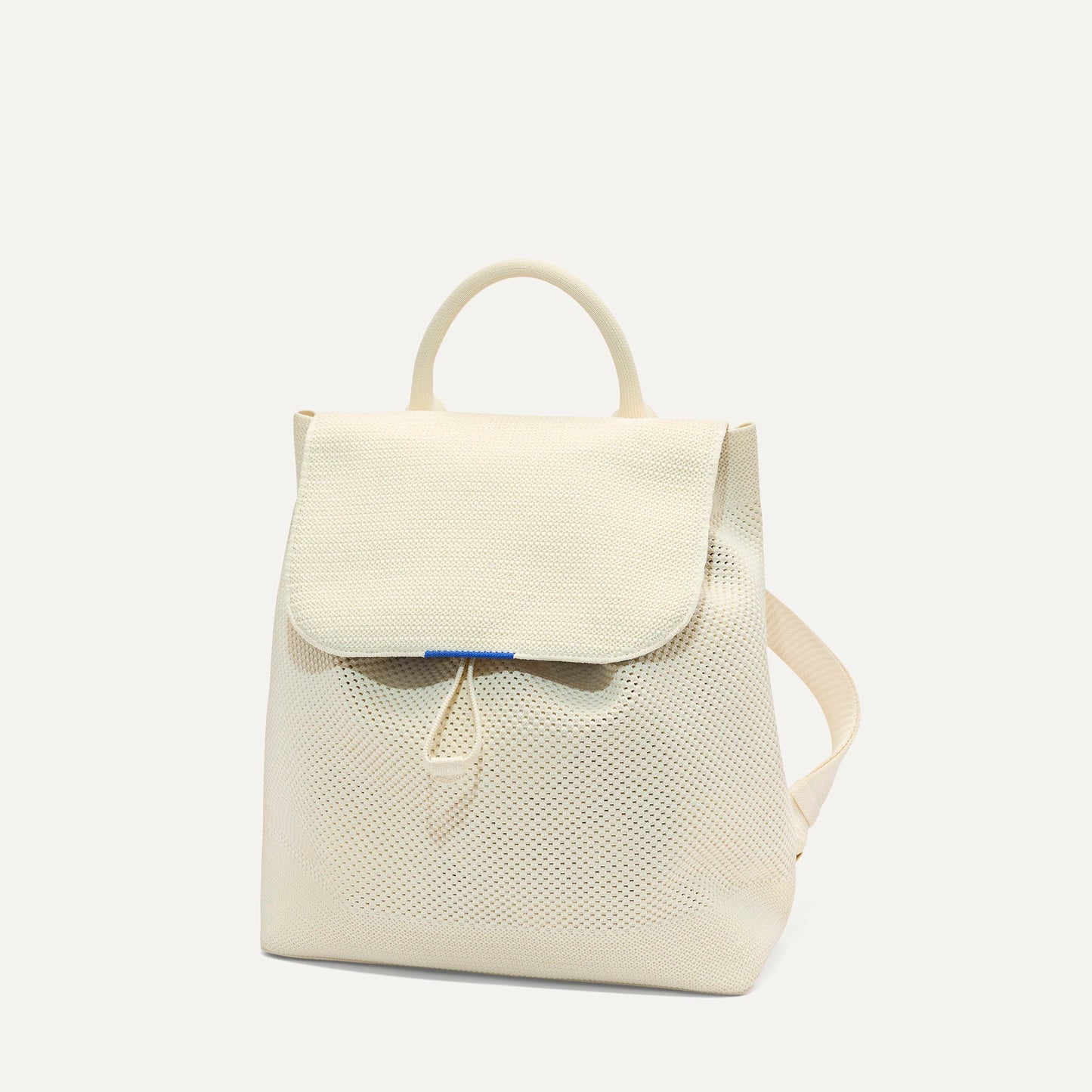 Rothys The Cinch Backpack in Coconut Crochet
