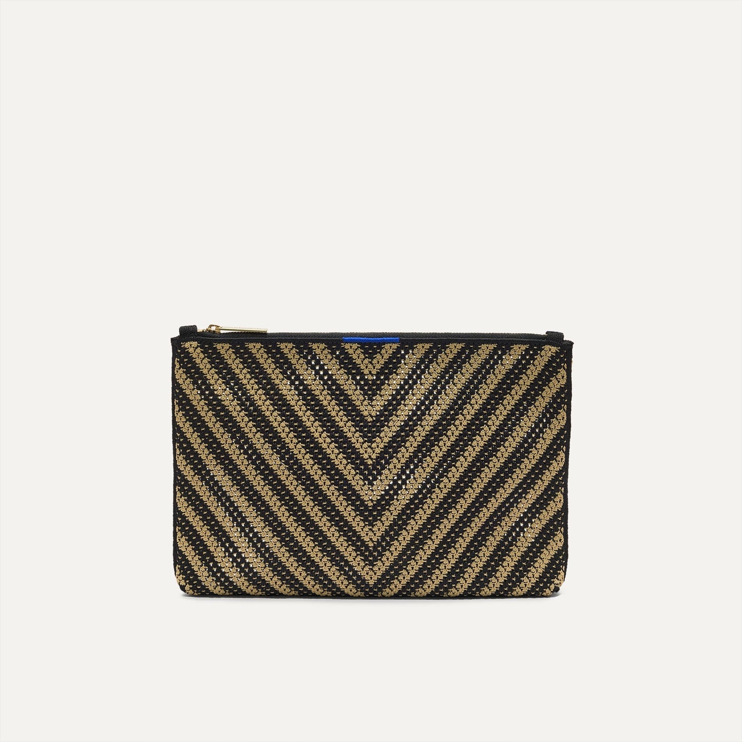 Rothys The Convertible Clutch in Toffee Chevron