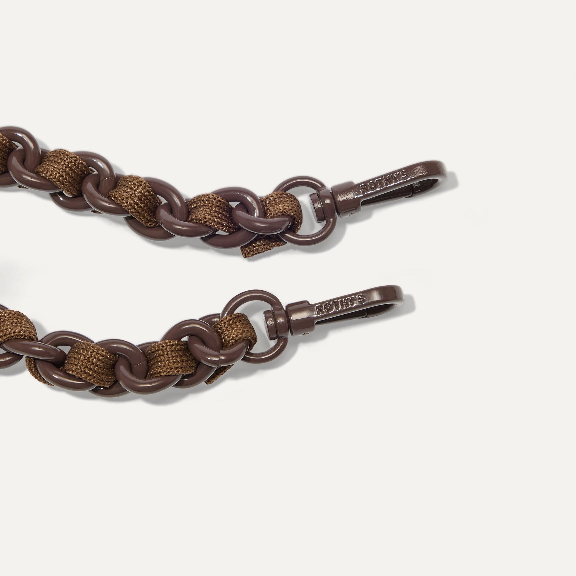 Rothys Crossbody Strap in Espresso Chain-Knit