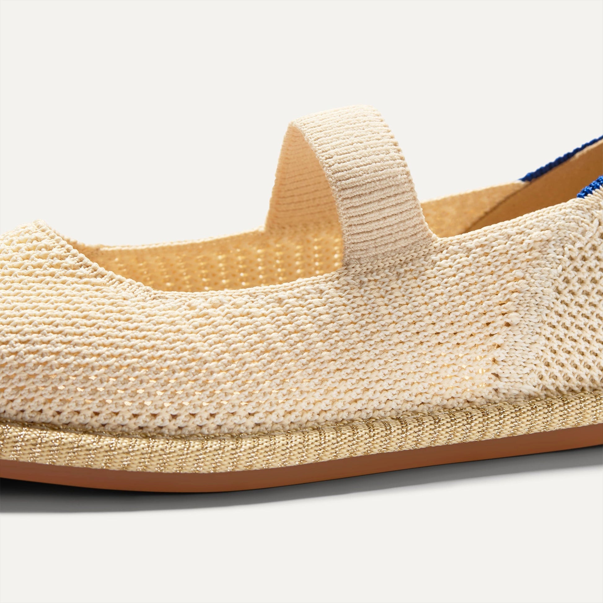 Rothys Girls' Mini Mary Jane in Opal Raffia-Knit