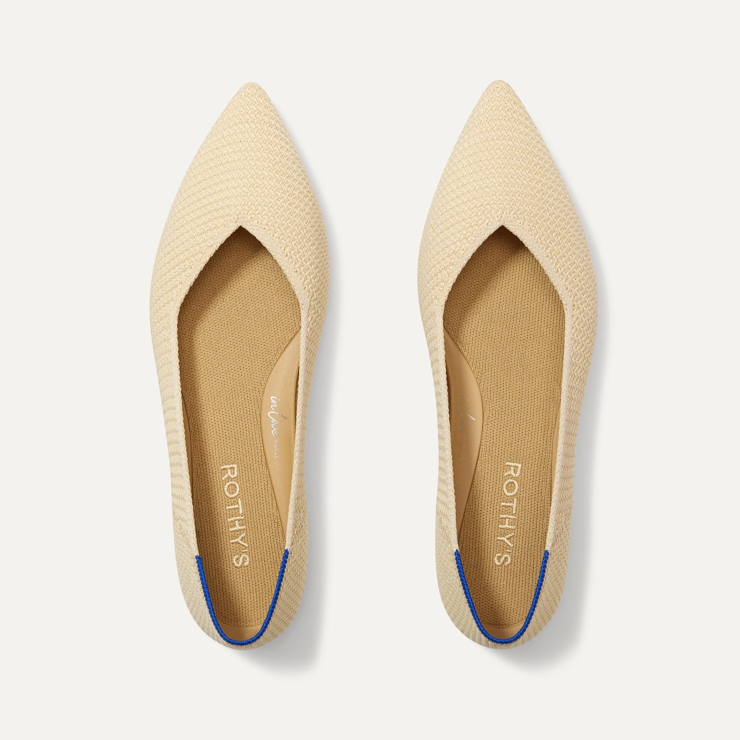 Rothys The Point II in Marzipan Woven